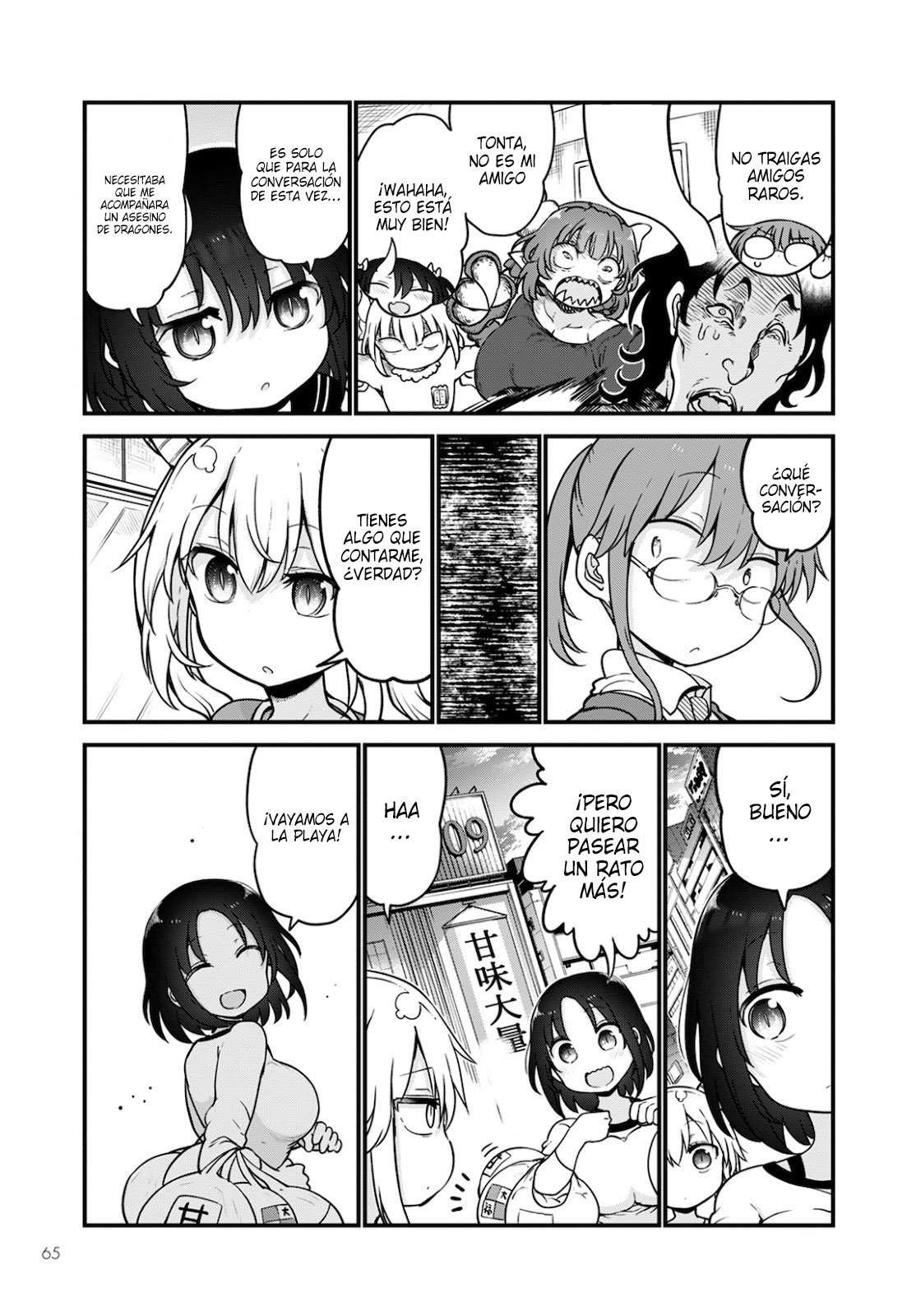Kobayashi-san Chi no Maid Dragon Capitulo 105 página 8