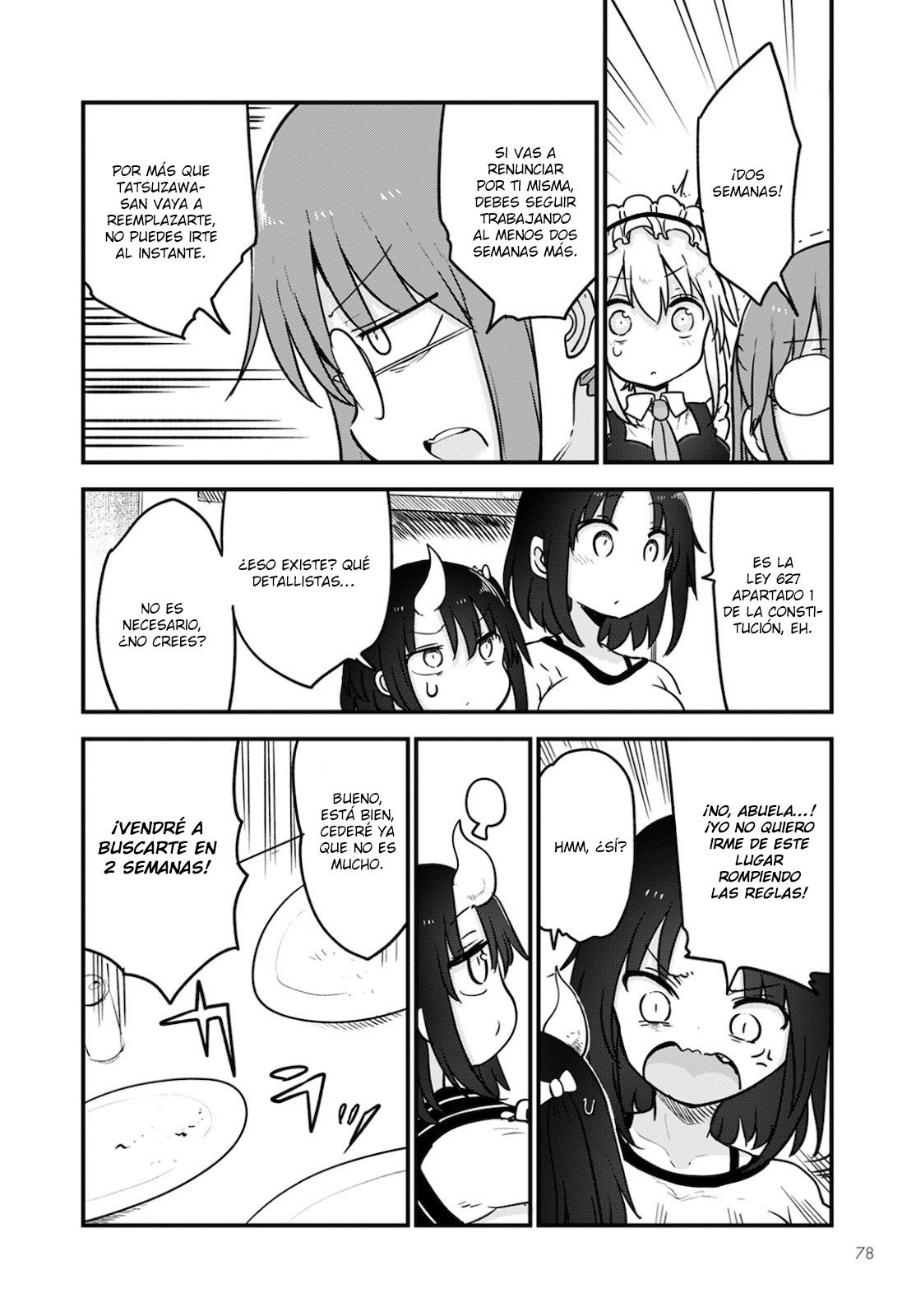 Kobayashi-san Chi no Maid Dragon Capitulo 106 página 11