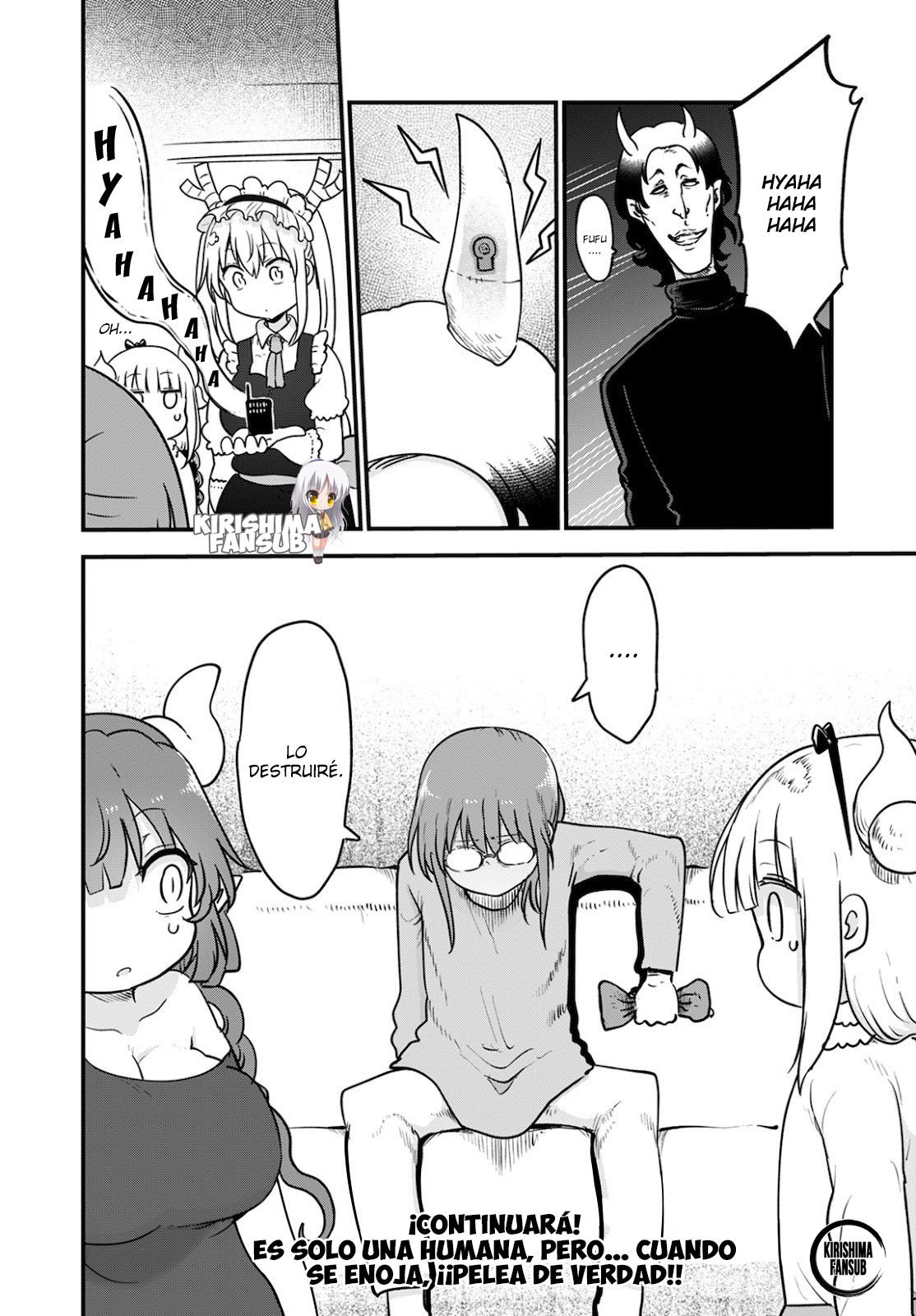 Kobayashi-san Chi no Maid Dragon Capitulo 106 página 15