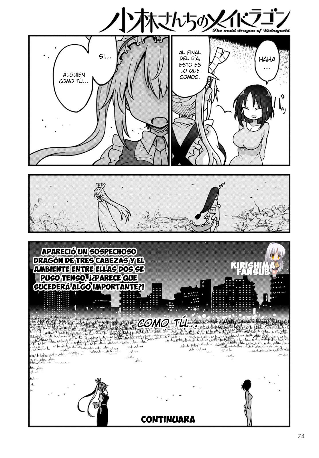 Kobayashi-san Chi no Maid Dragon Capitulo 107 página 15