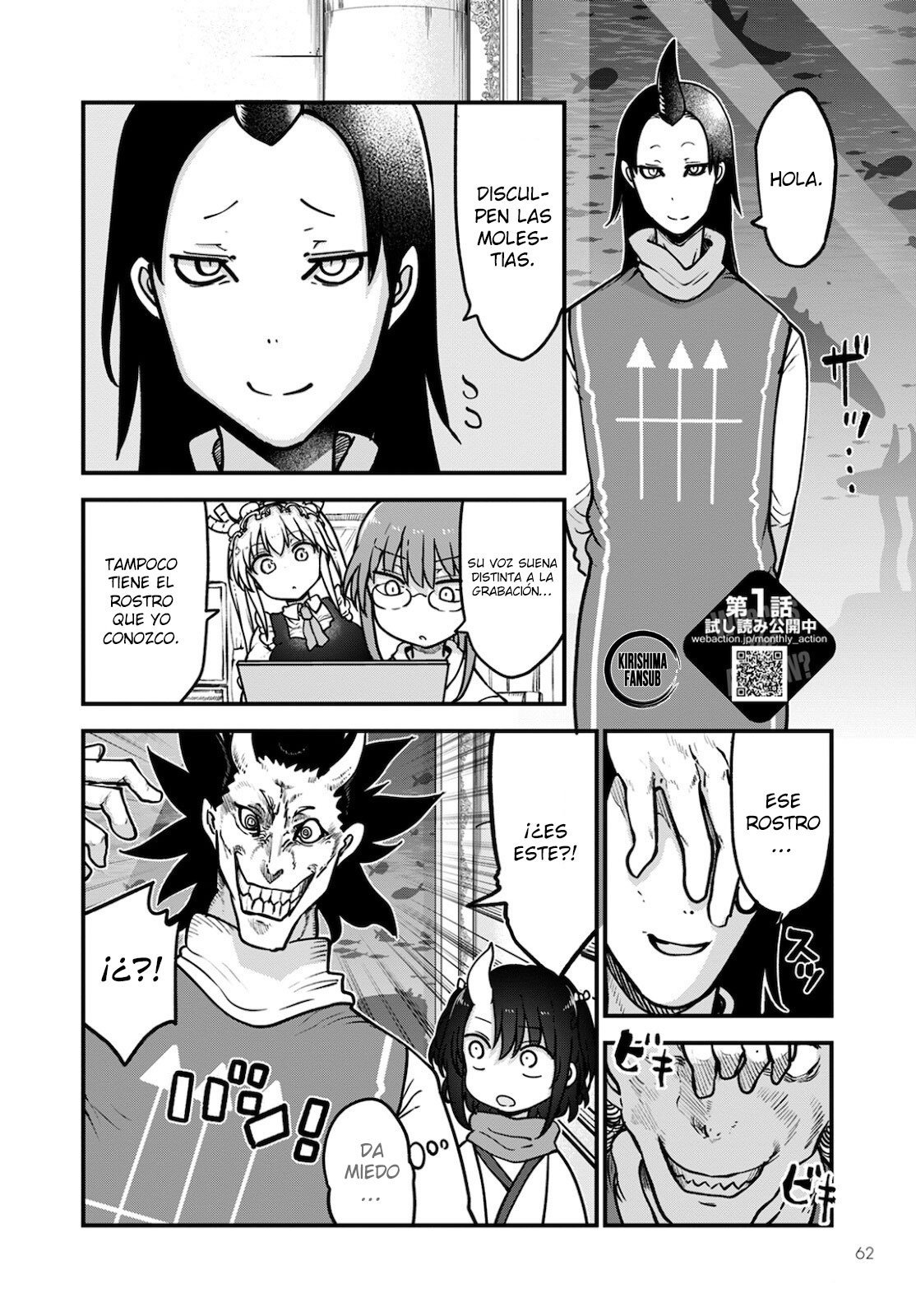 Kobayashi-san Chi no Maid Dragon Capitulo 107 página 3