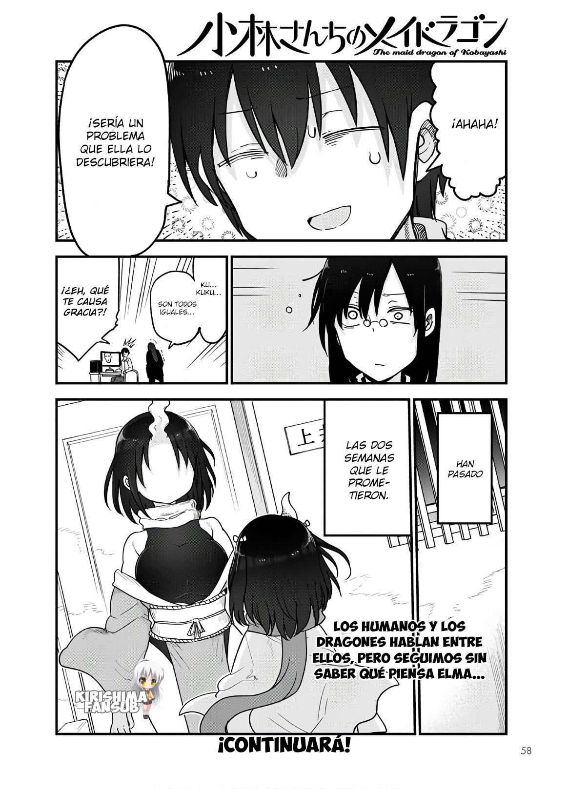 Kobayashi-san Chi no Maid Dragon Capitulo 108 página 15