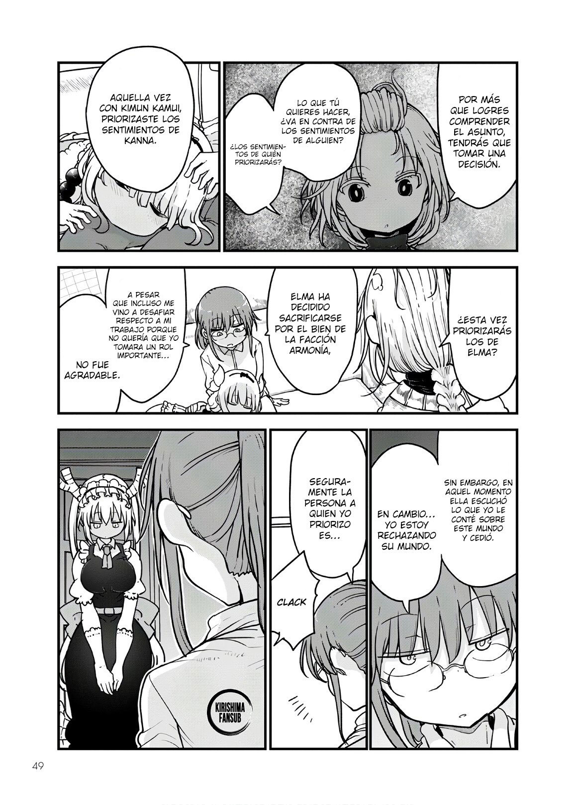Kobayashi-san Chi no Maid Dragon Capitulo 108 página 6