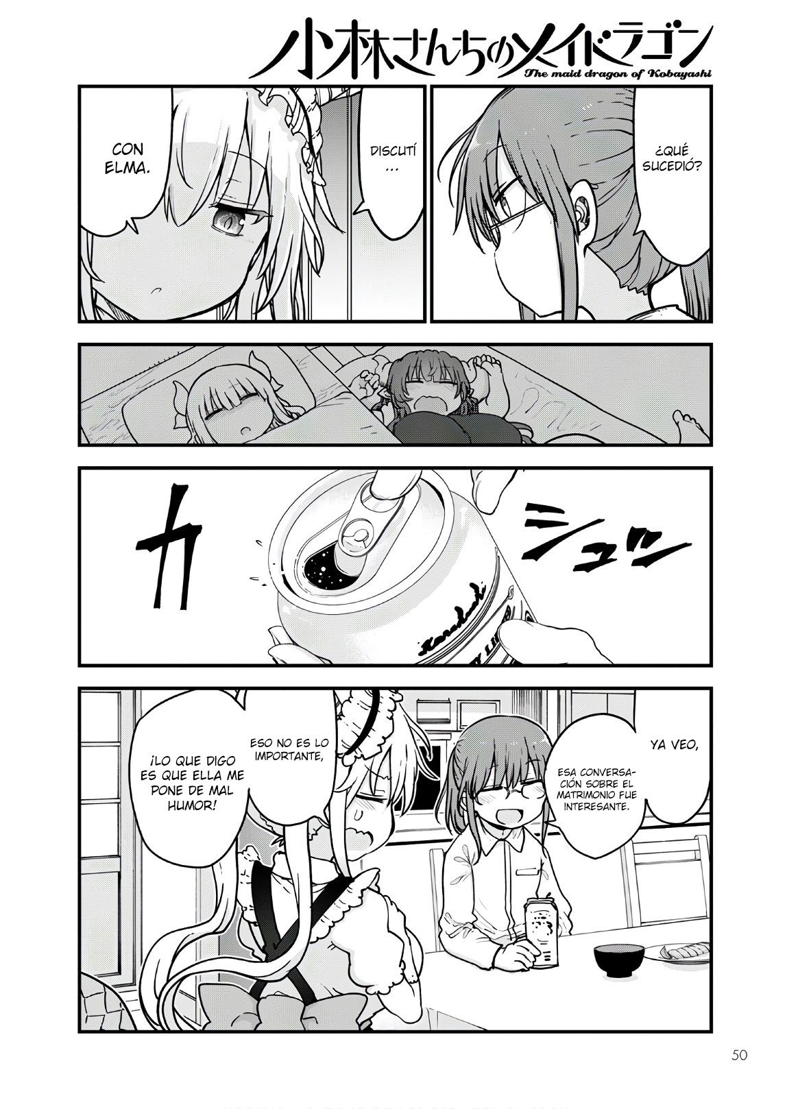 Kobayashi-san Chi no Maid Dragon Capitulo 108 página 7