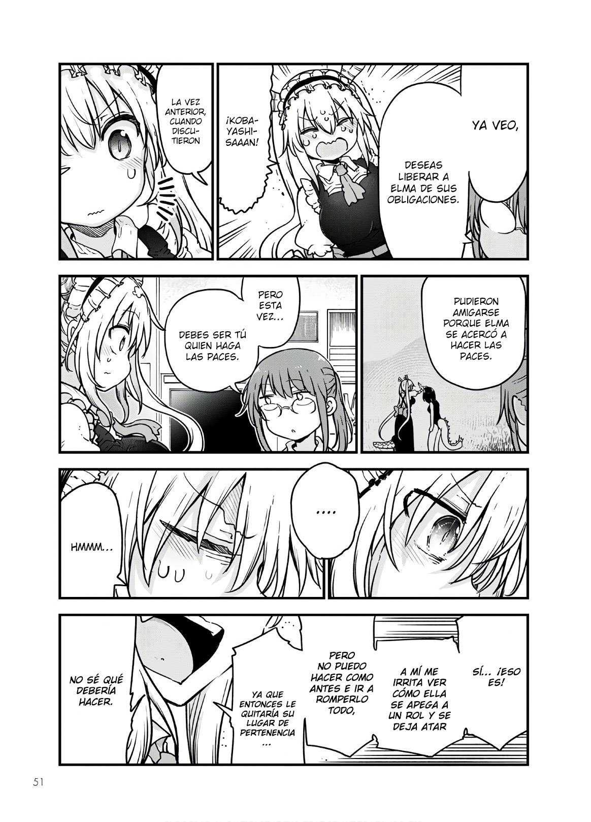 Kobayashi-san Chi no Maid Dragon Capitulo 108 página 8