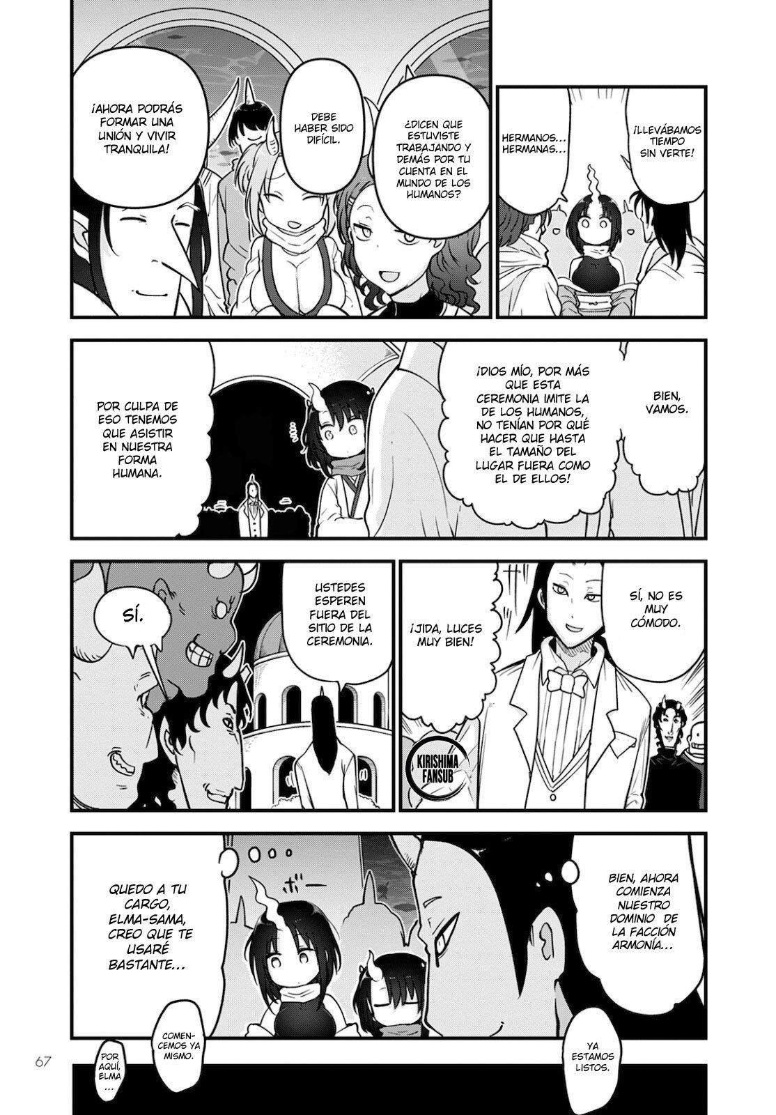 Kobayashi-san Chi no Maid Dragon Capitulo 109 página 12
