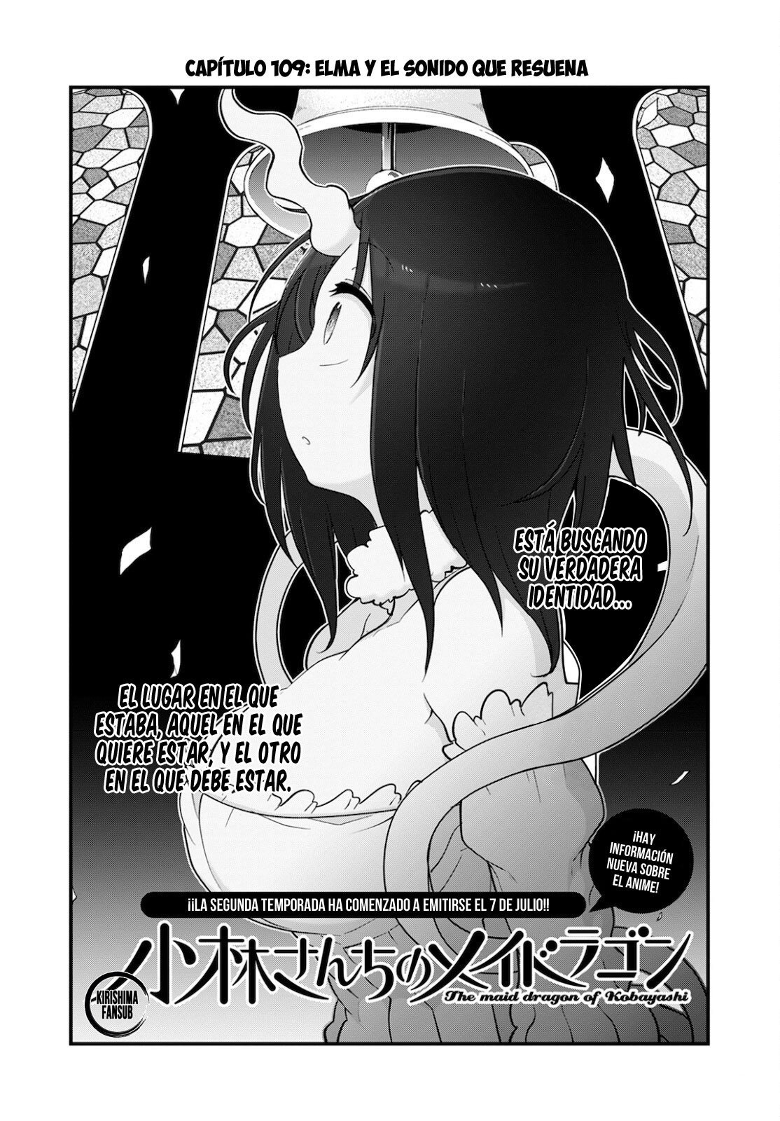 Kobayashi-san Chi no Maid Dragon Capitulo 109 página 3