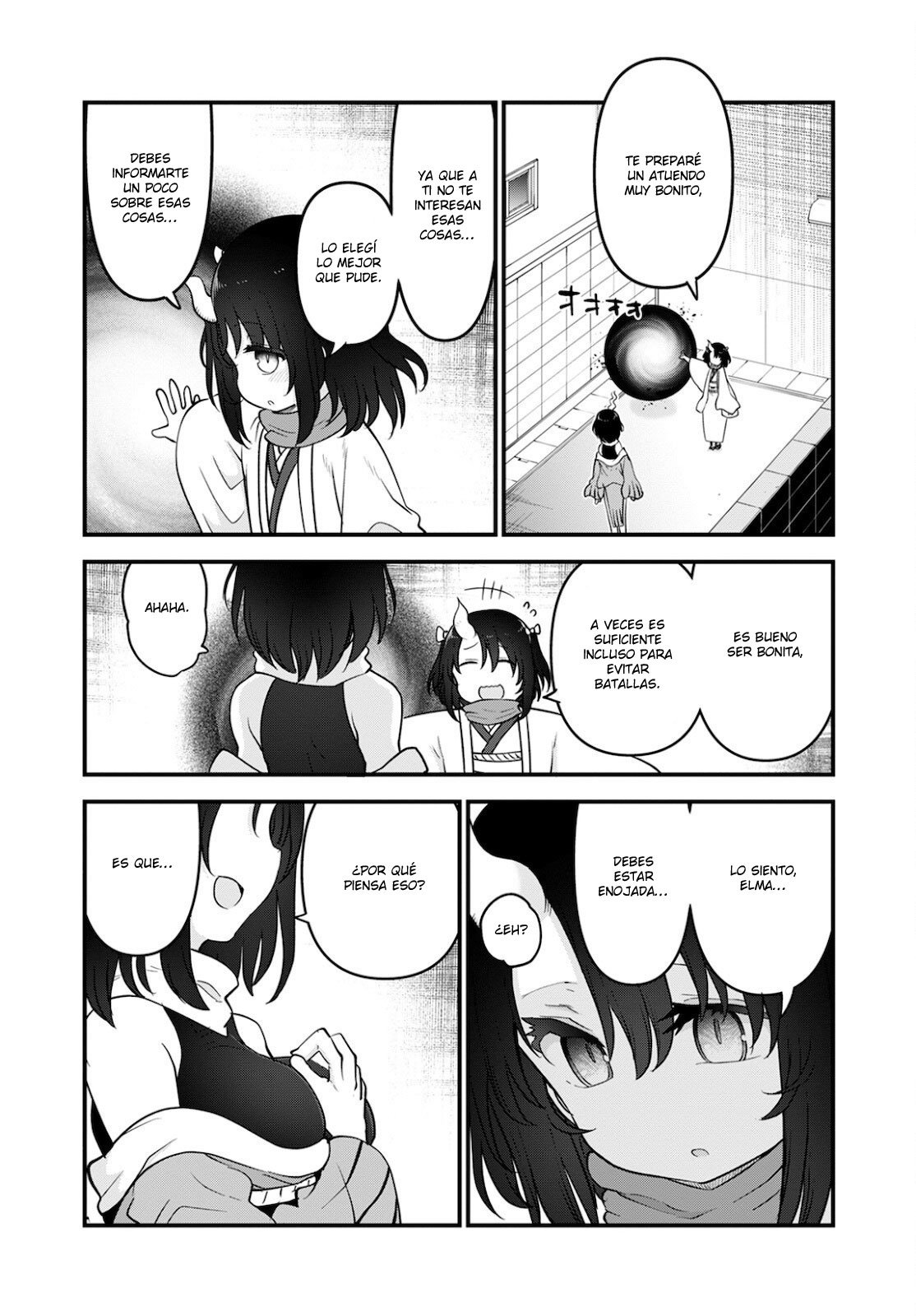 Kobayashi-san Chi no Maid Dragon Capitulo 109 página 4