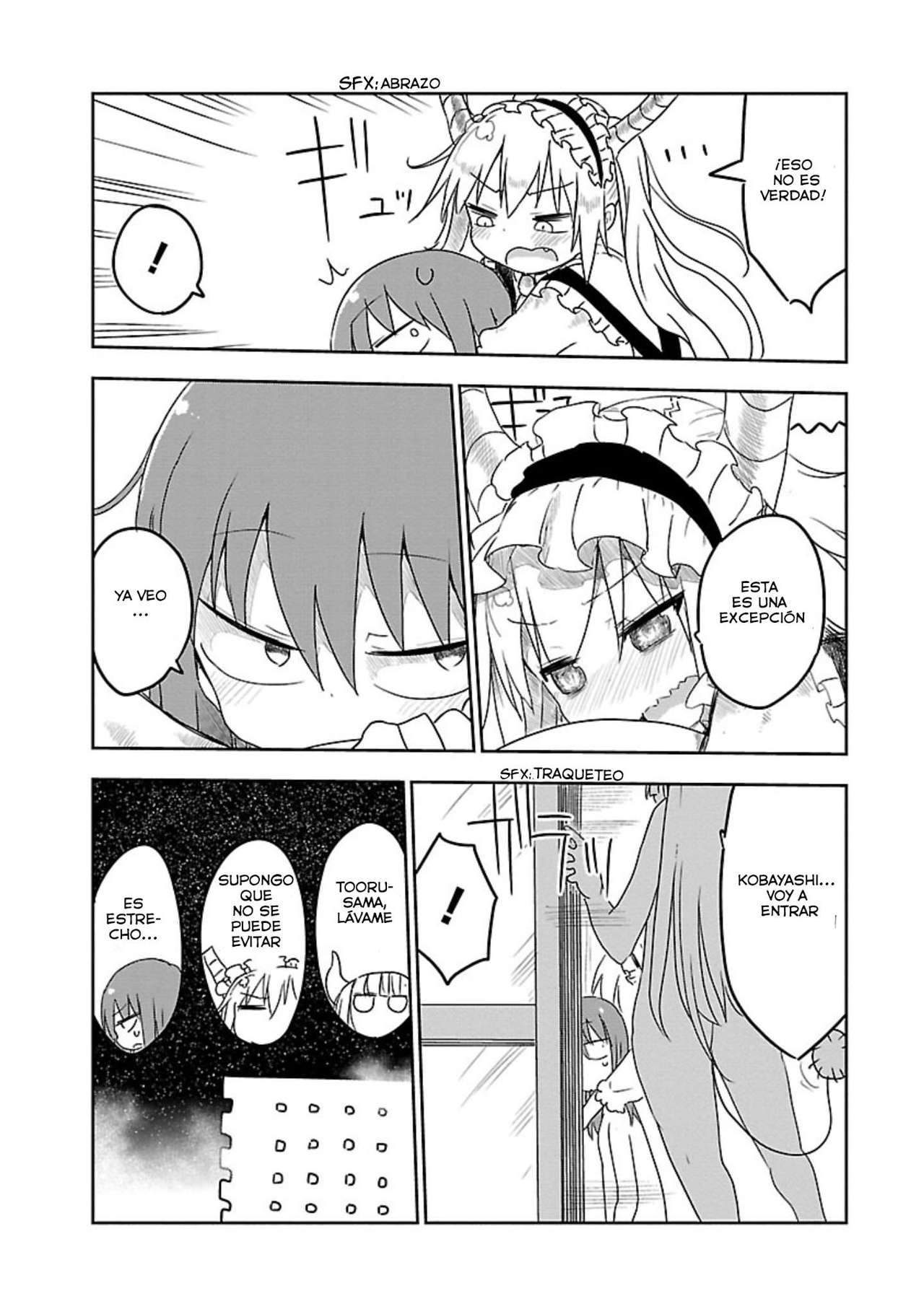 Kobayashi-san Chi no Maid Dragon Capitulo 11: Tooru y la Limpieza página 13