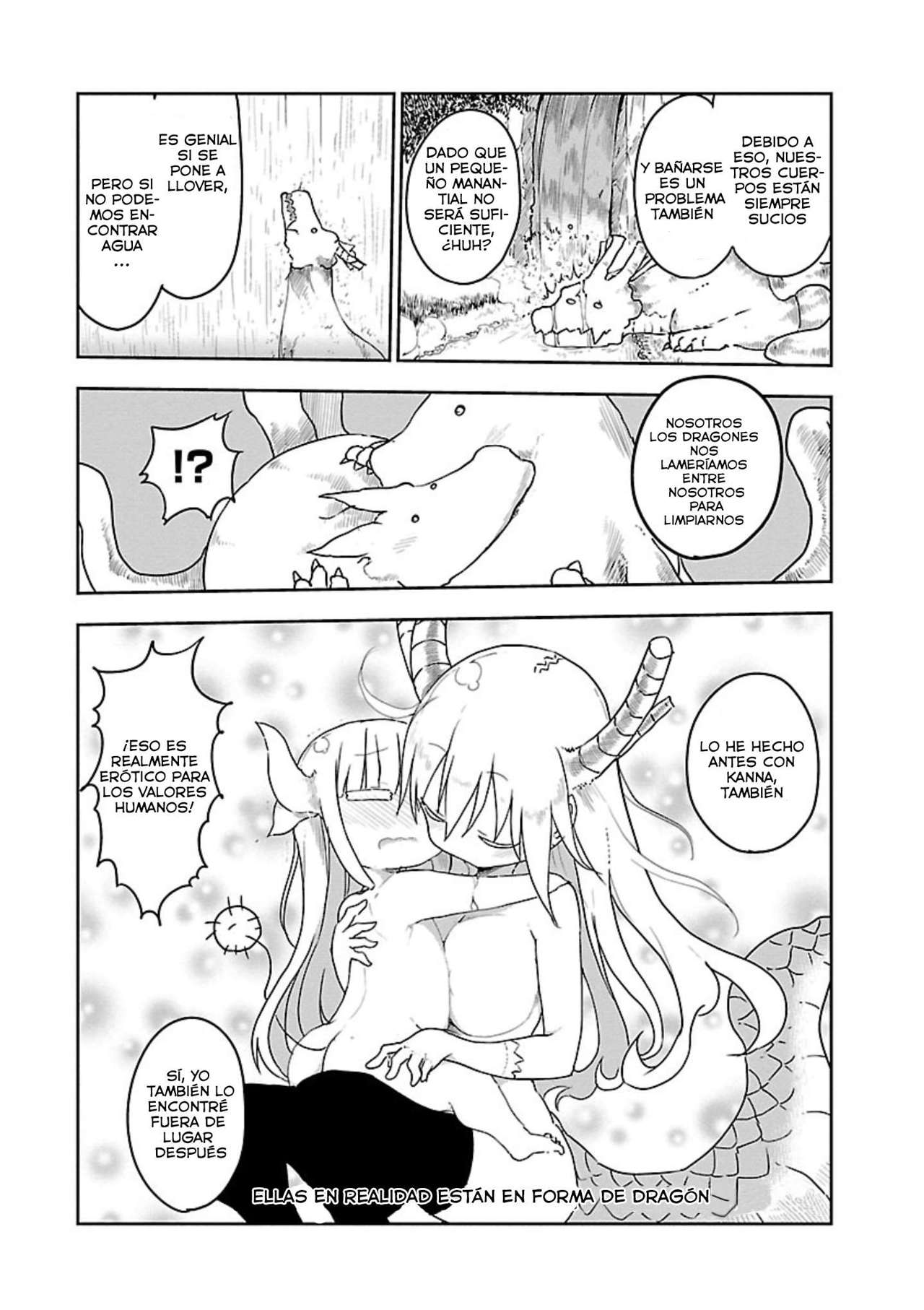 Kobayashi-san Chi no Maid Dragon Capitulo 11: Tooru y la Limpieza página 8