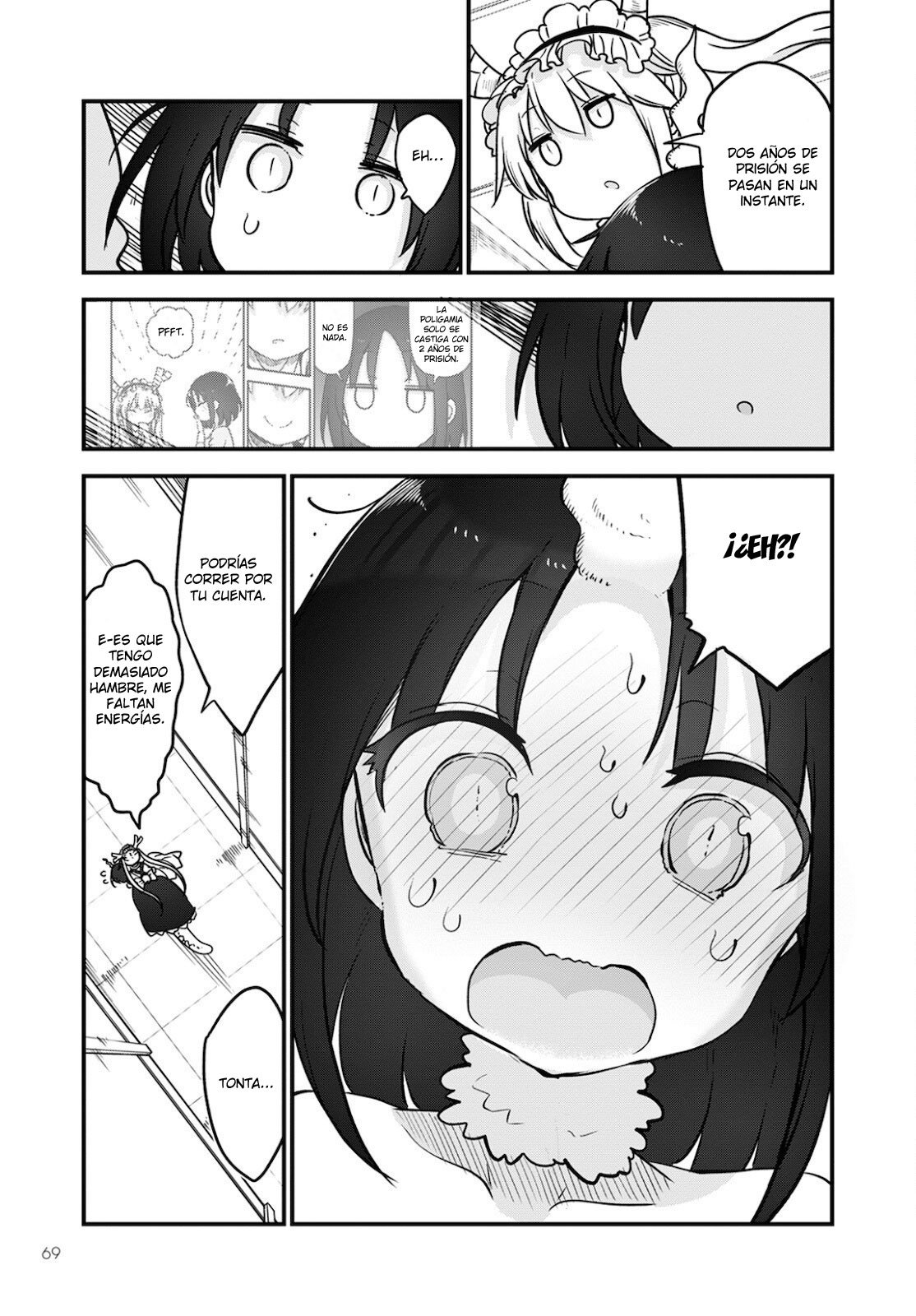Kobayashi-san Chi no Maid Dragon Capitulo 110 página 10