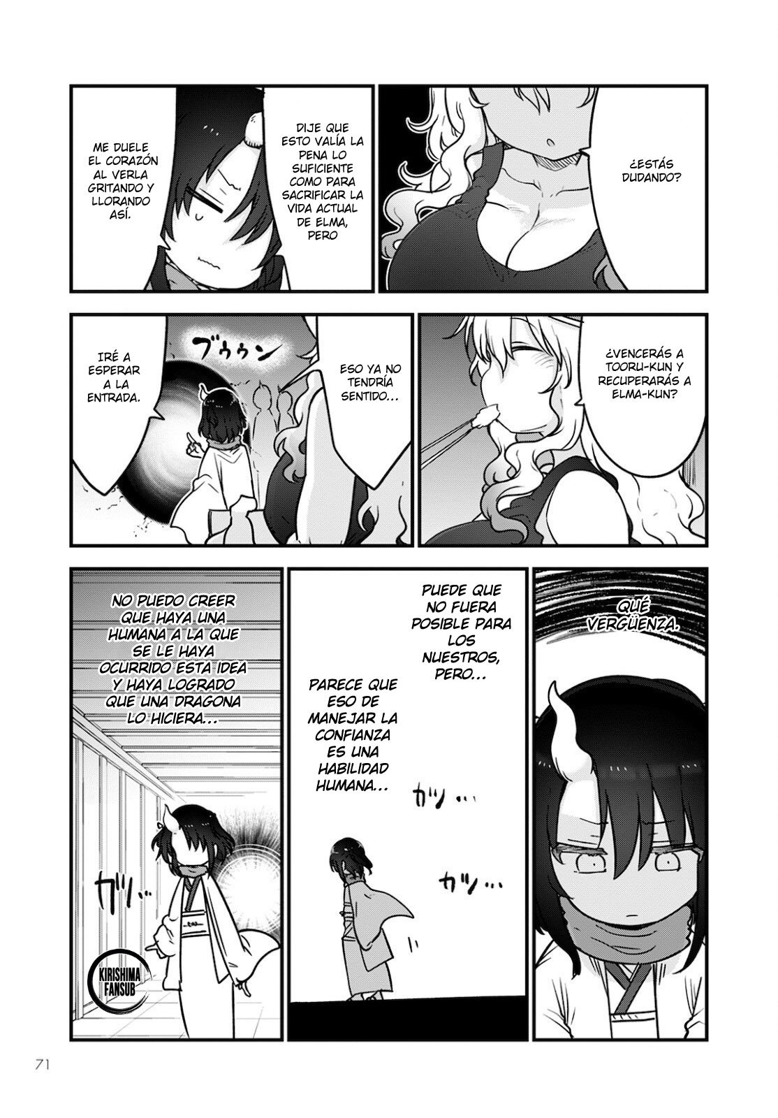 Kobayashi-san Chi no Maid Dragon Capitulo 110 página 12