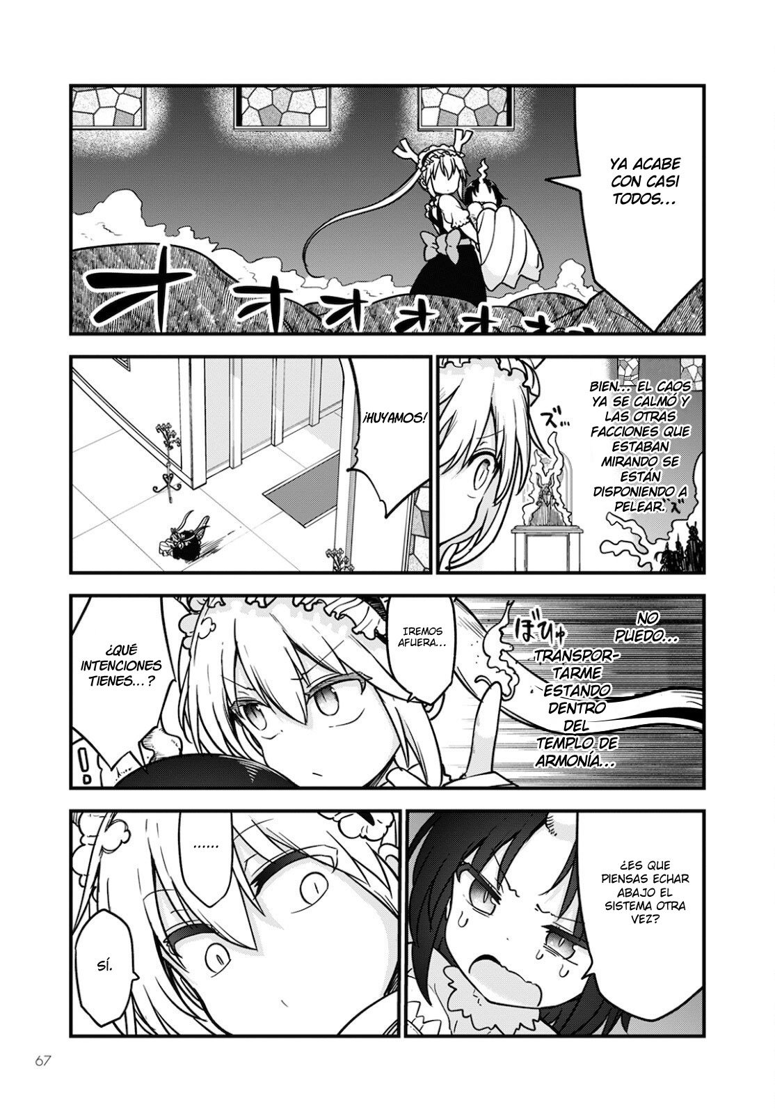 Kobayashi-san Chi no Maid Dragon Capitulo 110 página 8