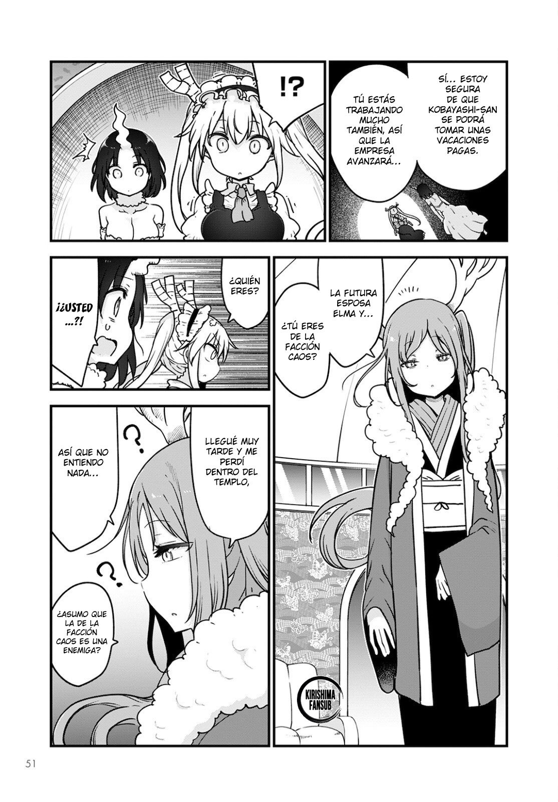 Kobayashi-san Chi no Maid Dragon Capitulo 111 página 12