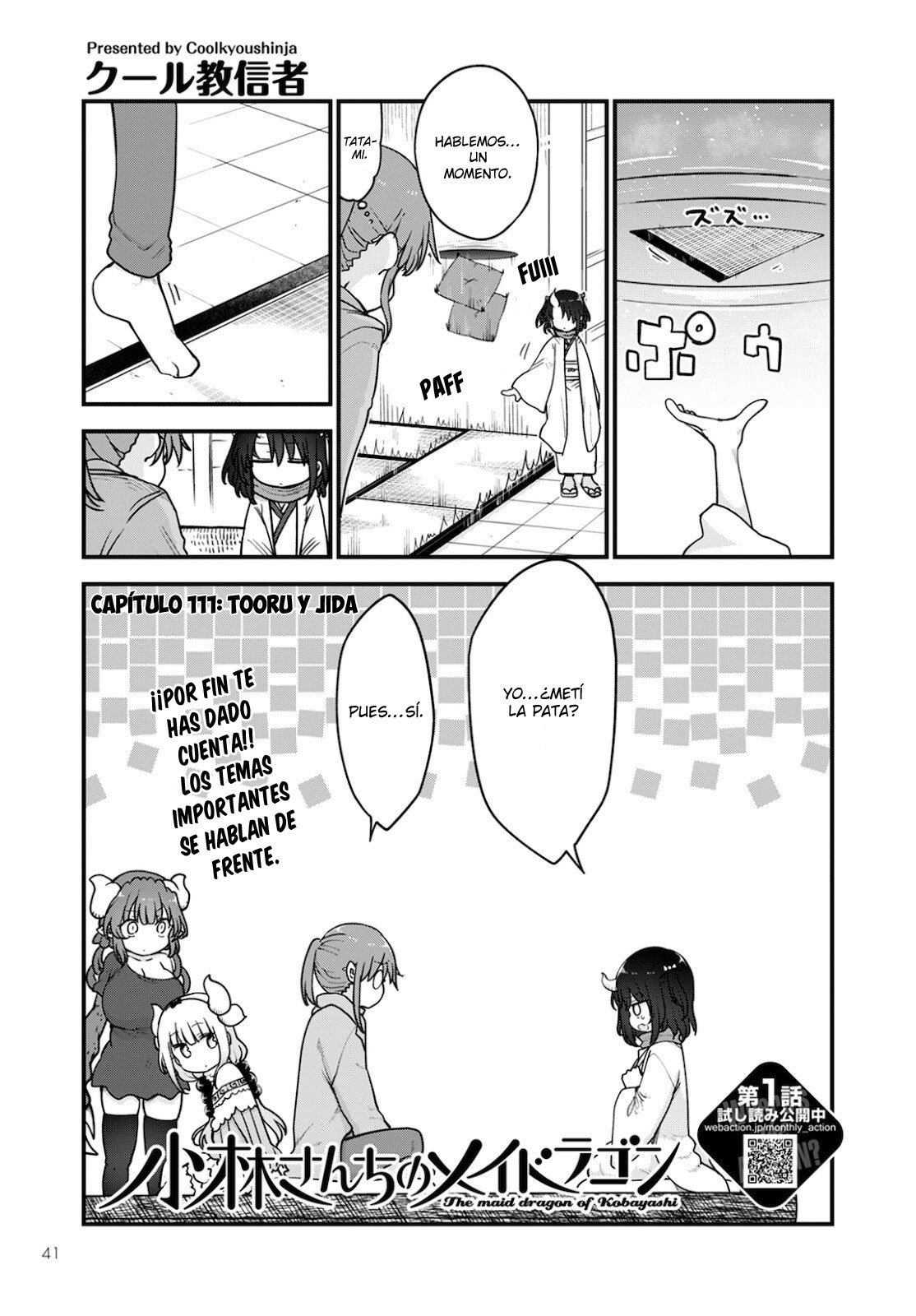 Kobayashi-san Chi no Maid Dragon Capitulo 111 página 2