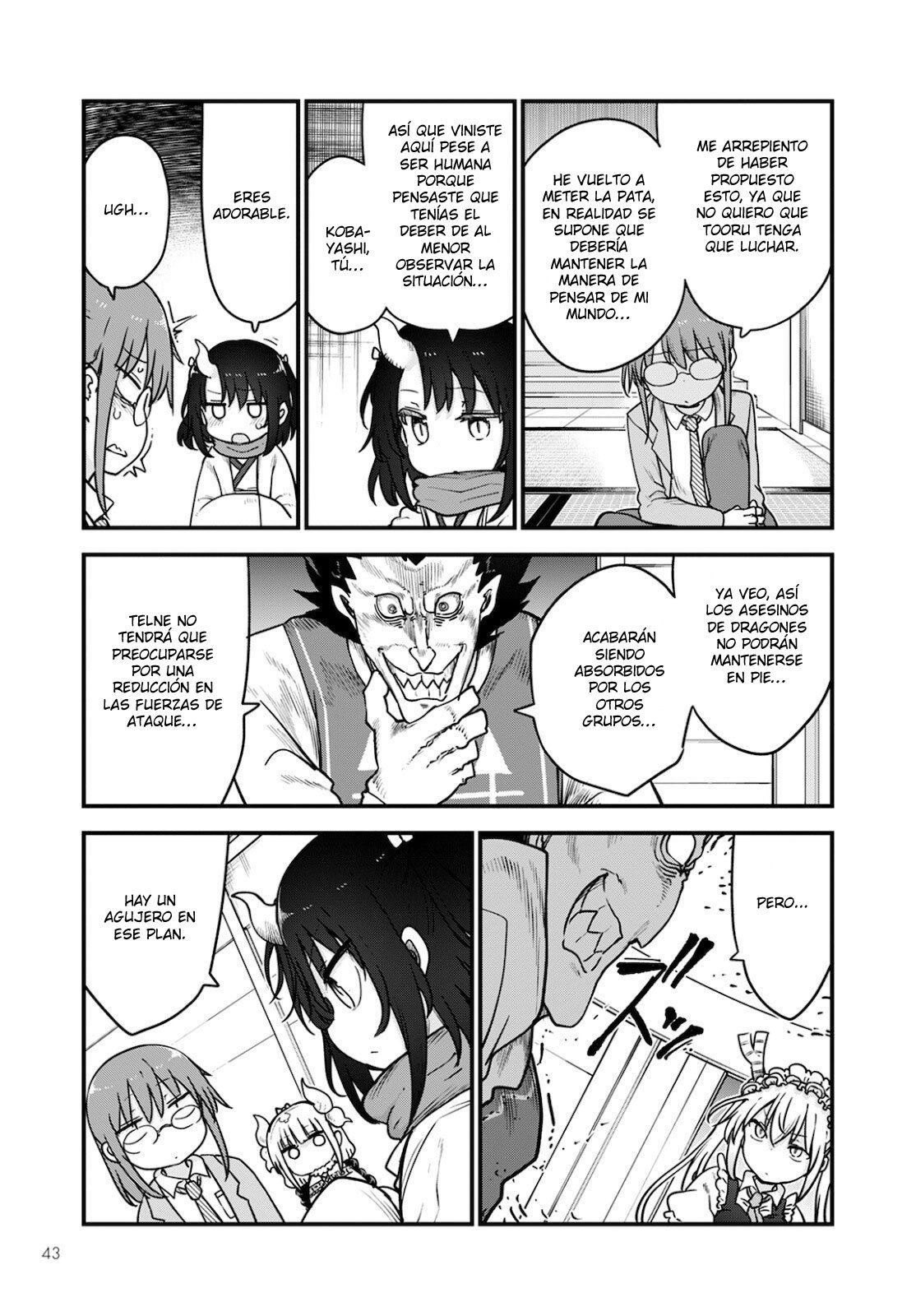 Kobayashi-san Chi no Maid Dragon Capitulo 111 página 4