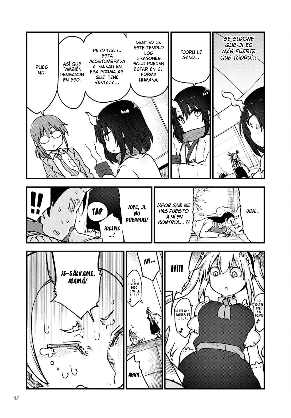 Kobayashi-san Chi no Maid Dragon Capitulo 111 página 8