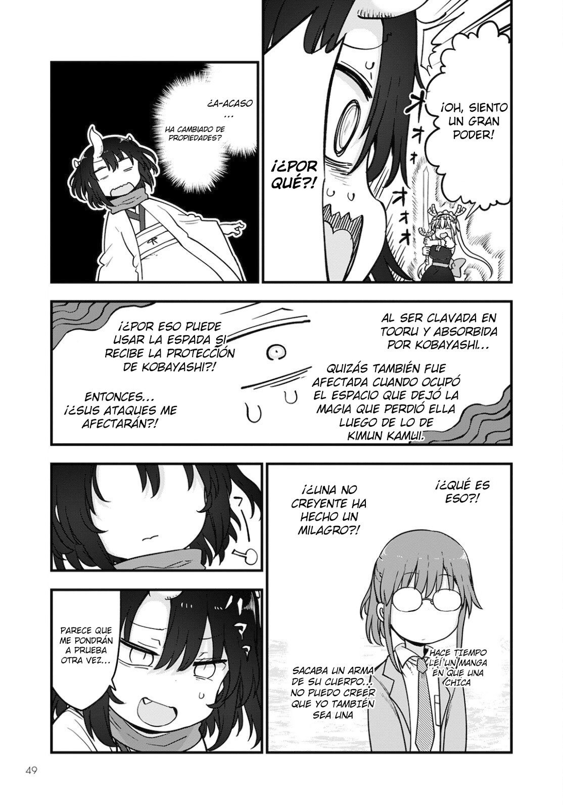 Kobayashi-san Chi no Maid Dragon Capitulo 112 página 14
