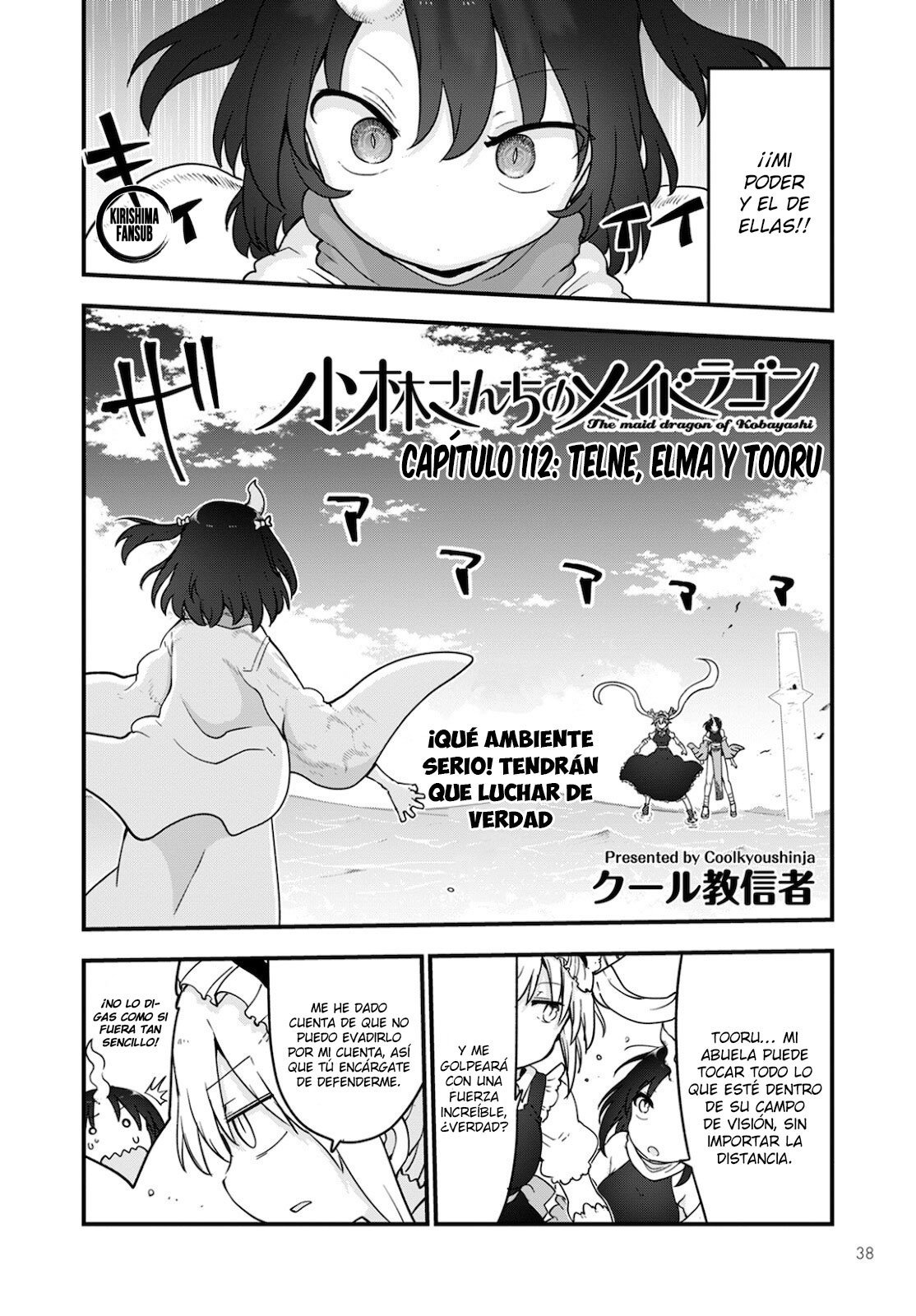 Kobayashi-san Chi no Maid Dragon Capitulo 112 página 3