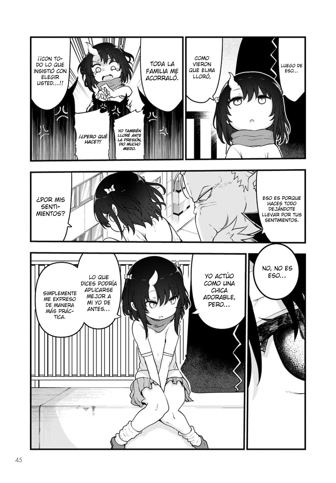 Kobayashi-san Chi no Maid Dragon Capitulo 113 página 8
