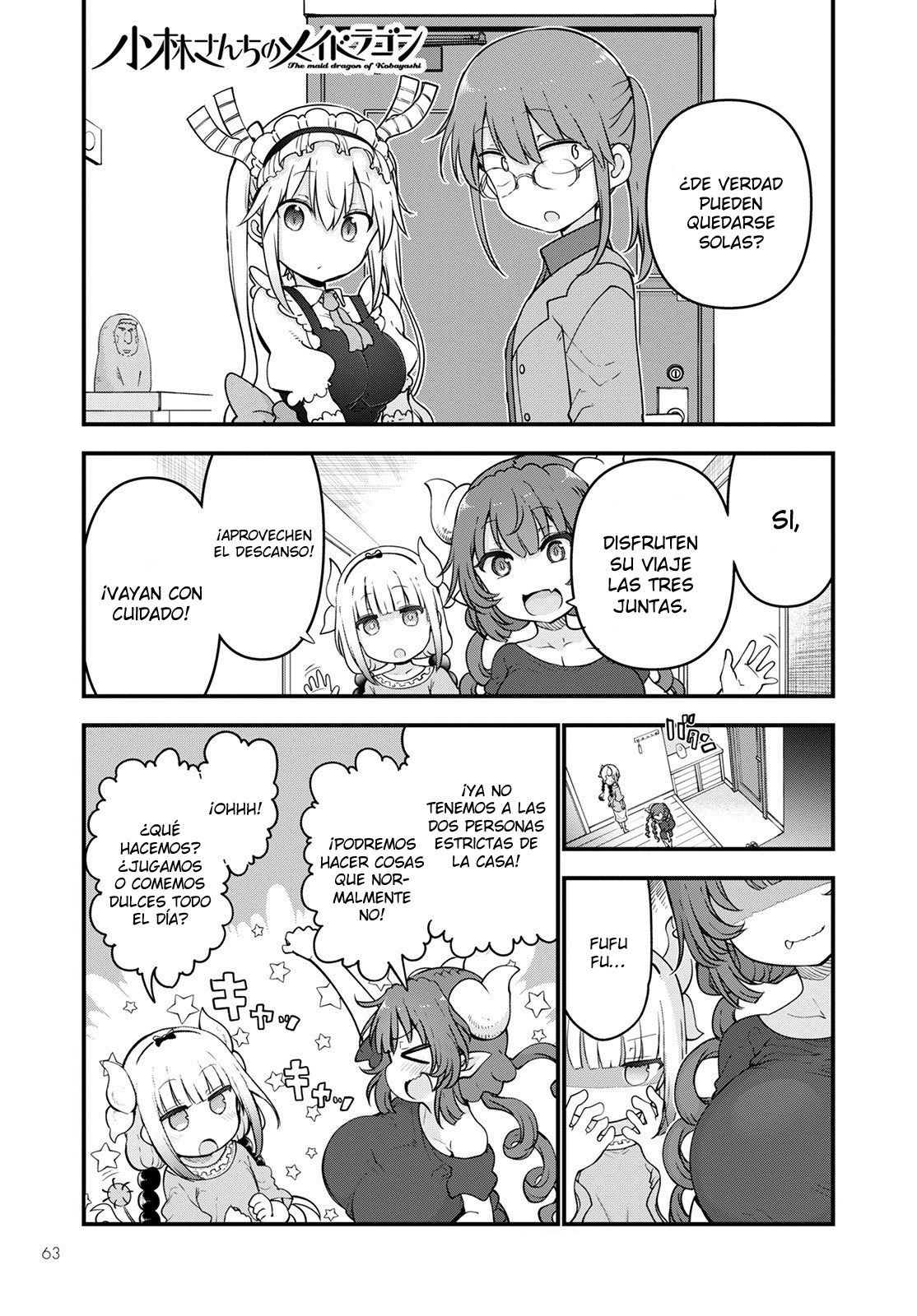 Kobayashi-san Chi no Maid Dragon Capitulo 114 página 2