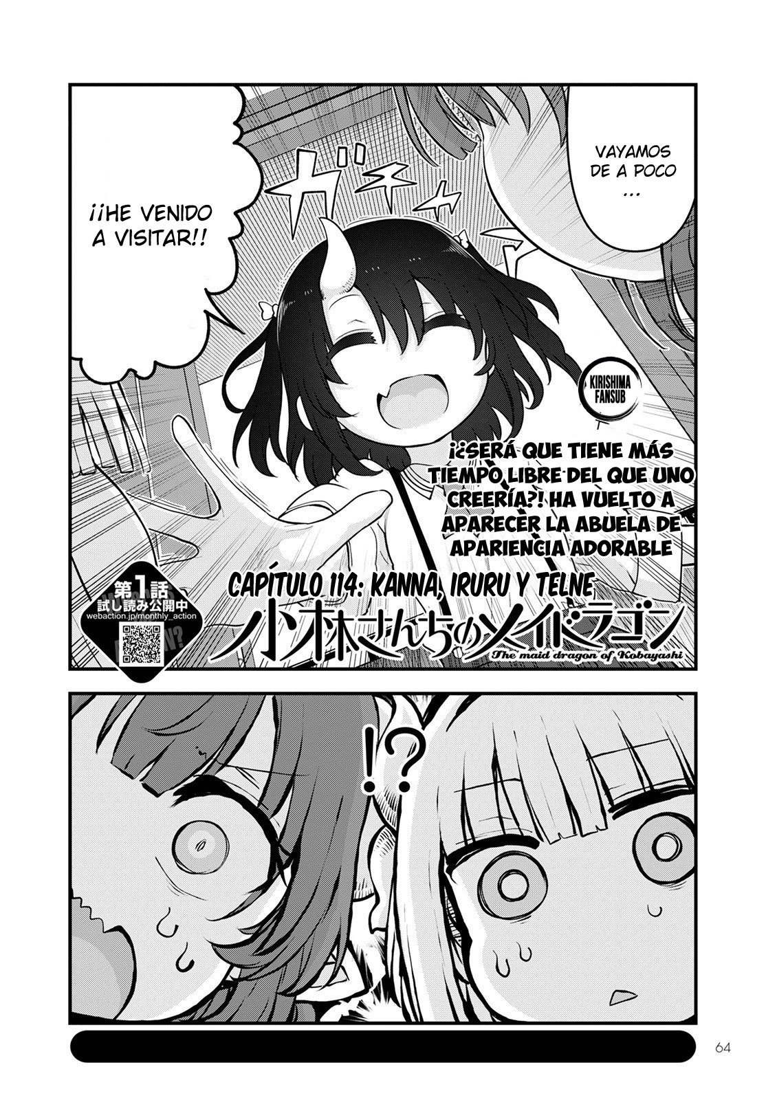 Kobayashi-san Chi no Maid Dragon Capitulo 114 página 3