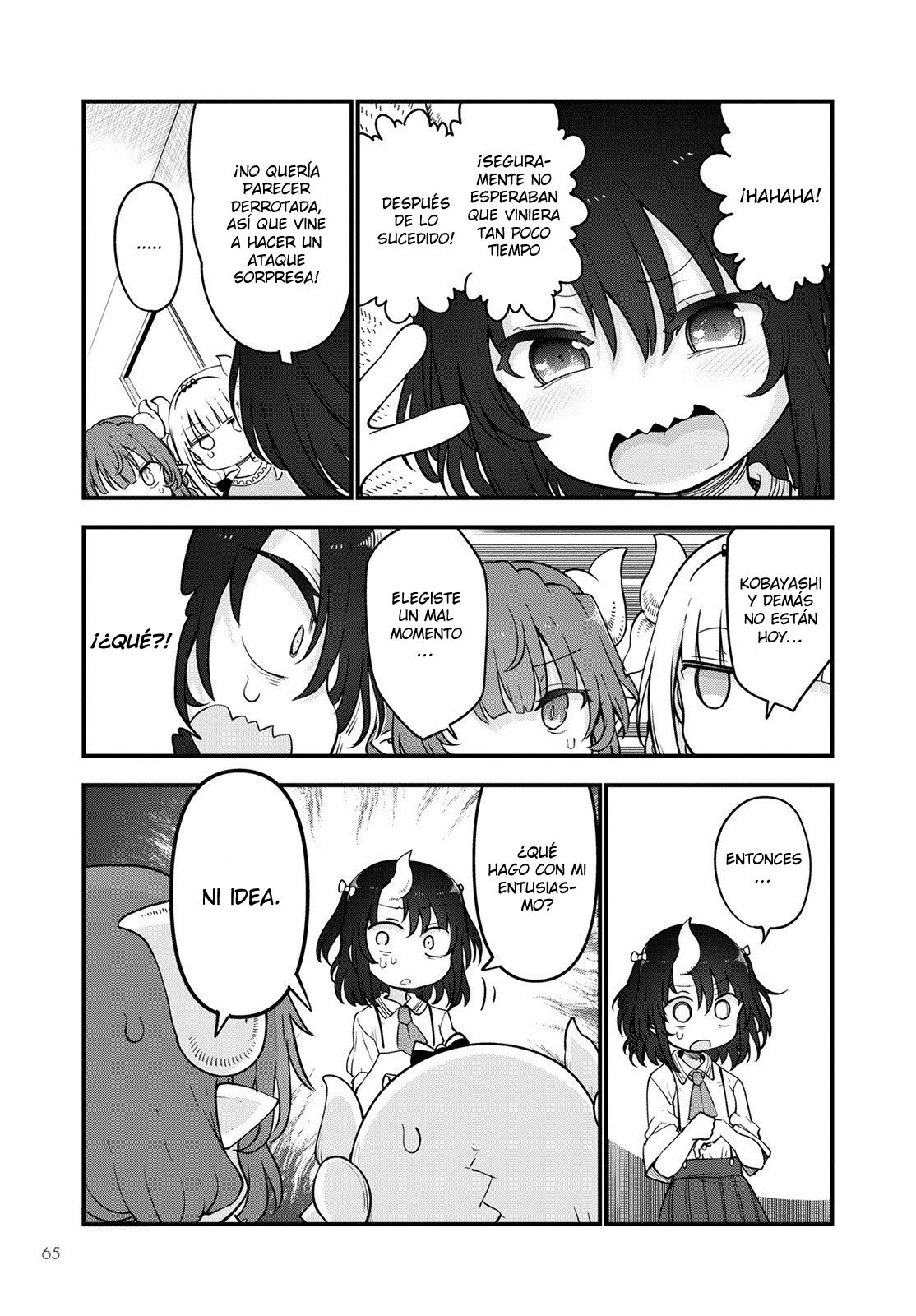 Kobayashi-san Chi no Maid Dragon Capitulo 114 página 4