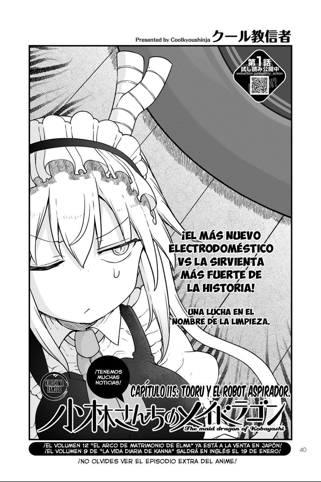 Kobayashi-san Chi no Maid Dragon Capitulo 115 página 3