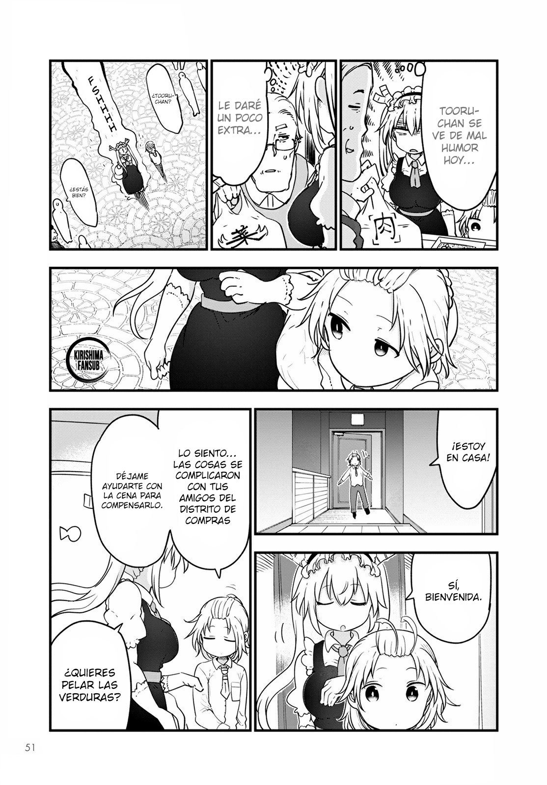Kobayashi-san Chi no Maid Dragon Capitulo 116 página 12