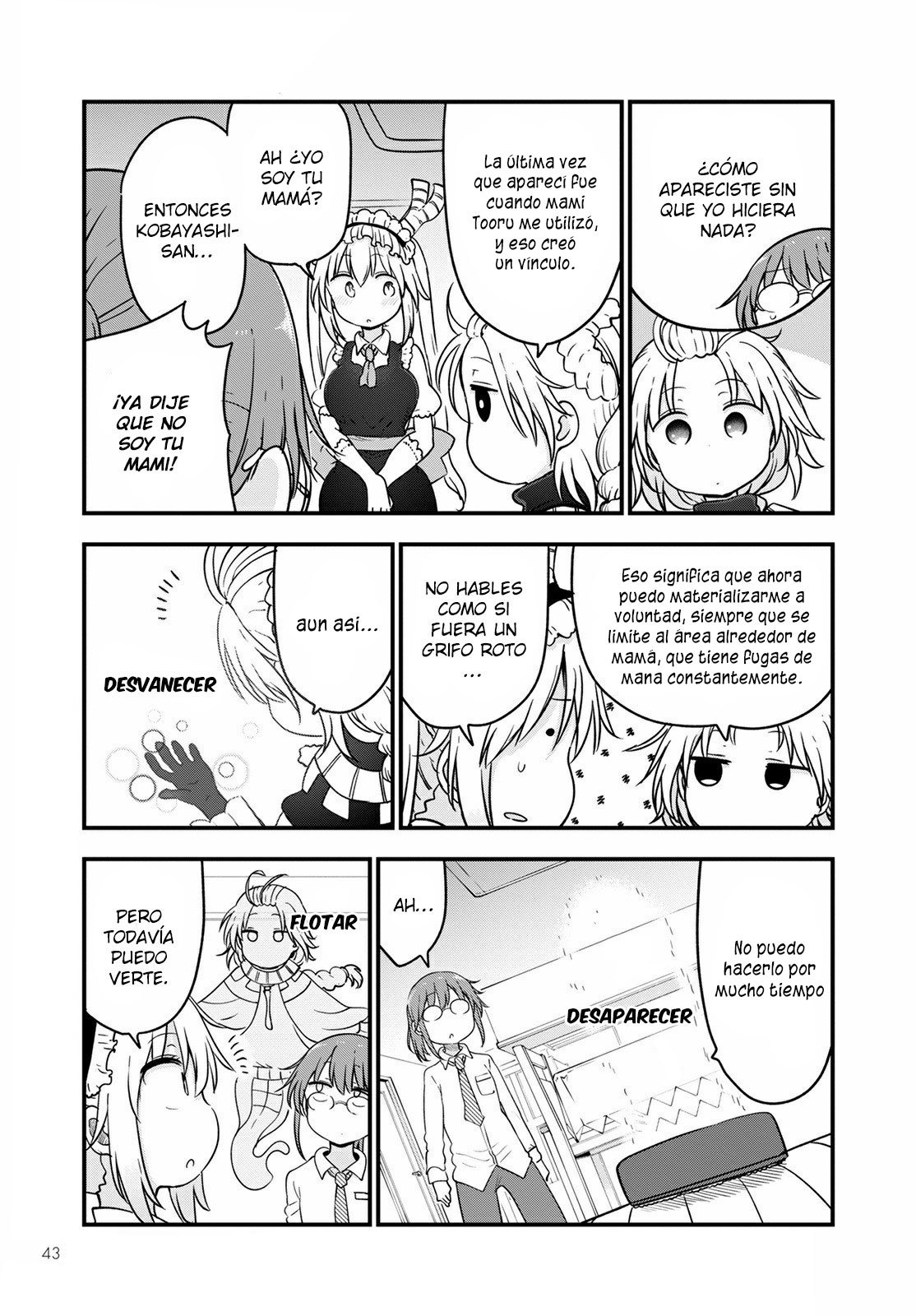 Kobayashi-san Chi no Maid Dragon Capitulo 116 página 4