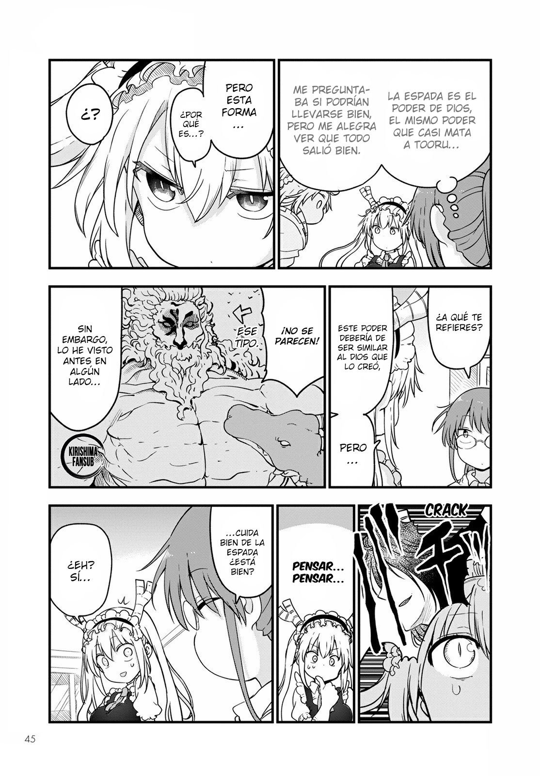 Kobayashi-san Chi no Maid Dragon Capitulo 116 página 6