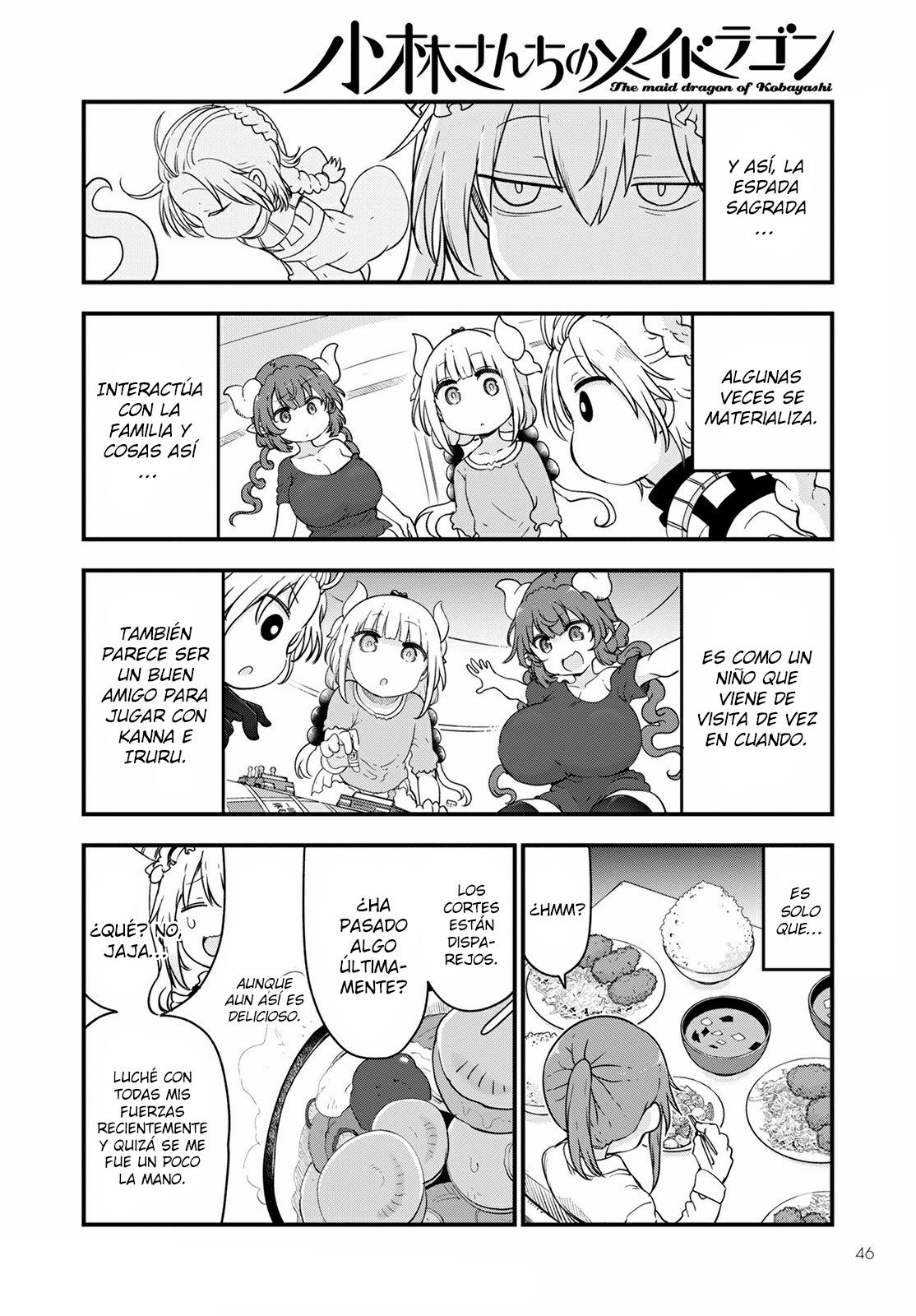 Kobayashi-san Chi no Maid Dragon Capitulo 116 página 7