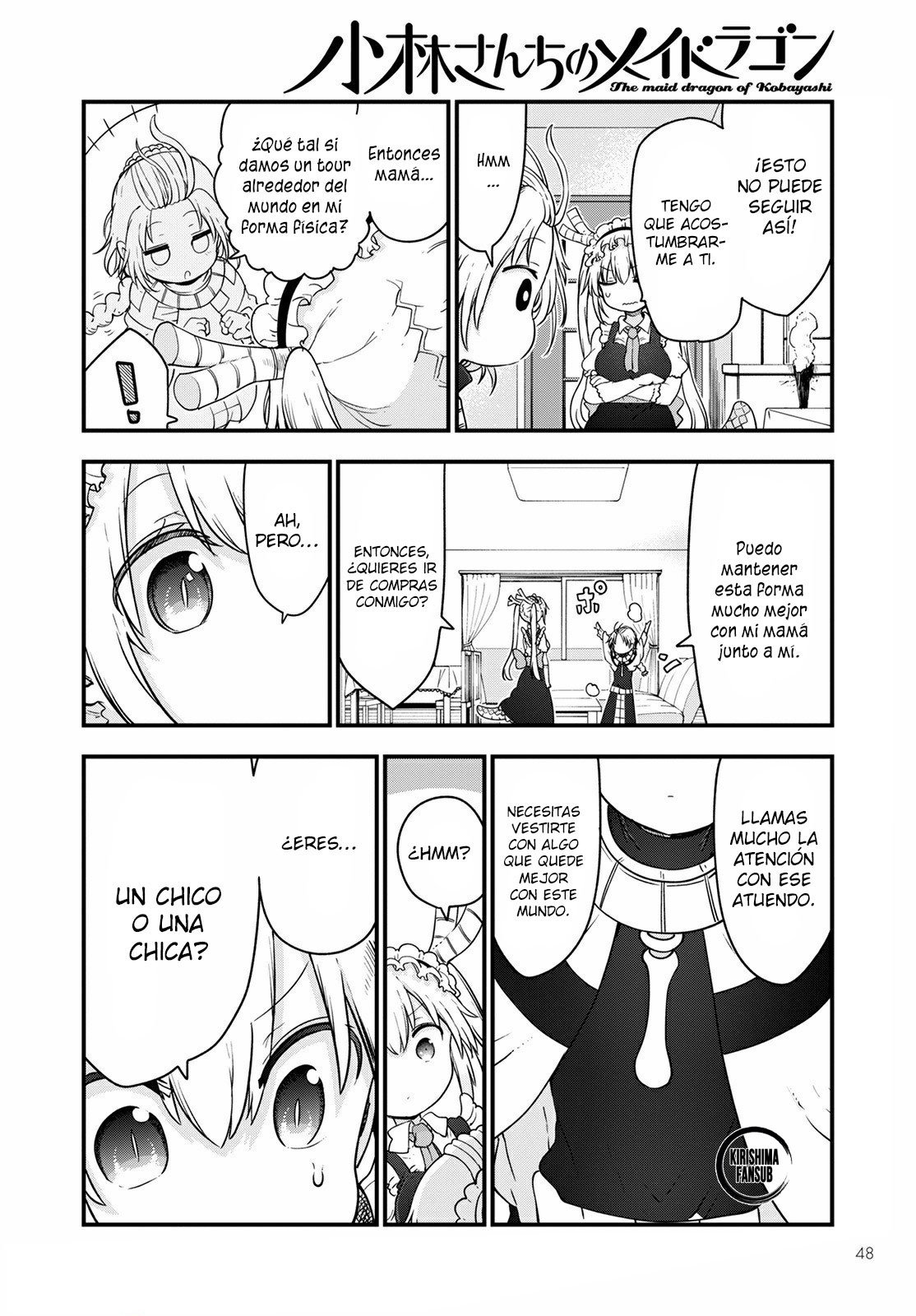 Kobayashi-san Chi no Maid Dragon Capitulo 116 página 9