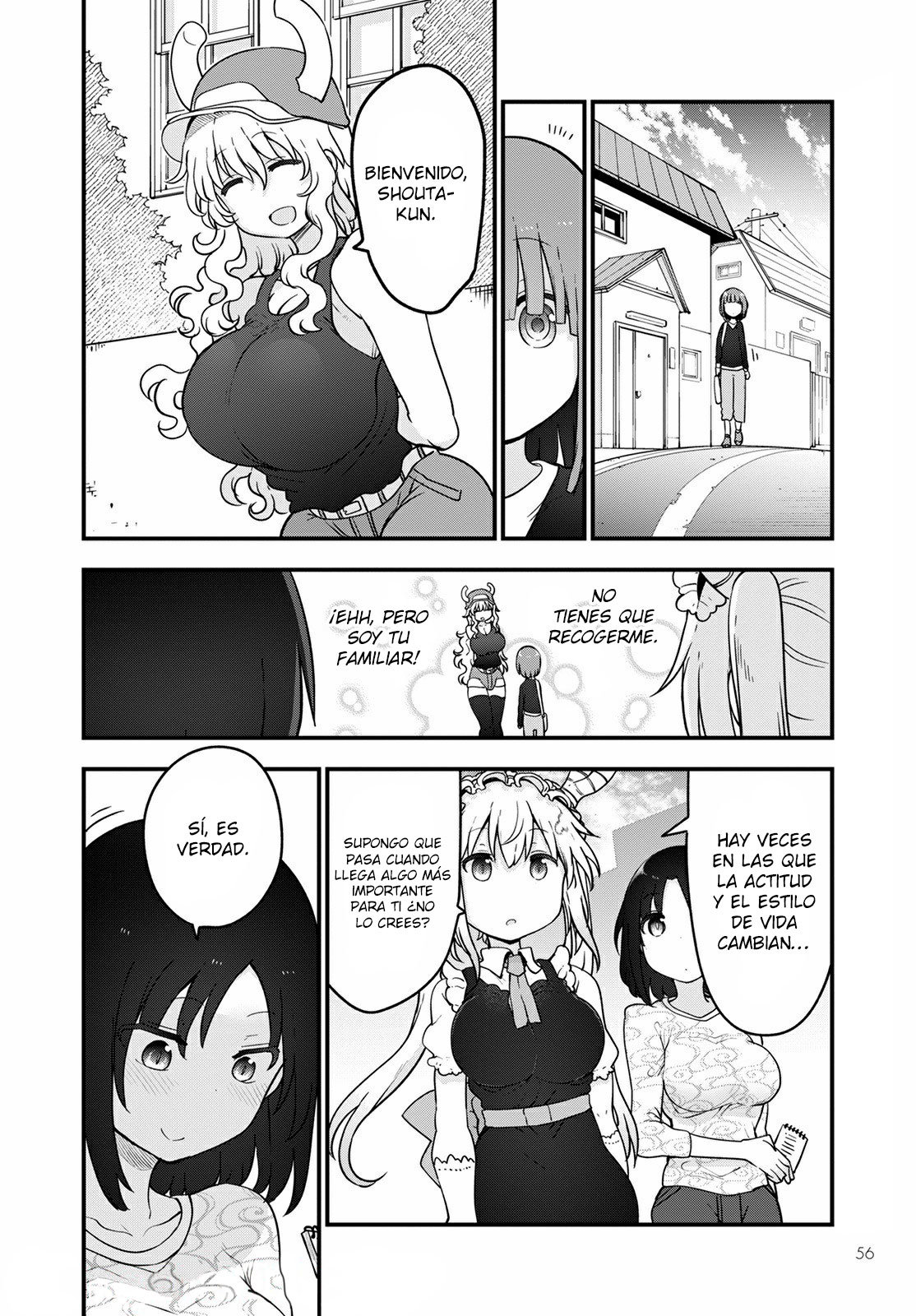 Kobayashi-san Chi no Maid Dragon Capitulo 117 página 13