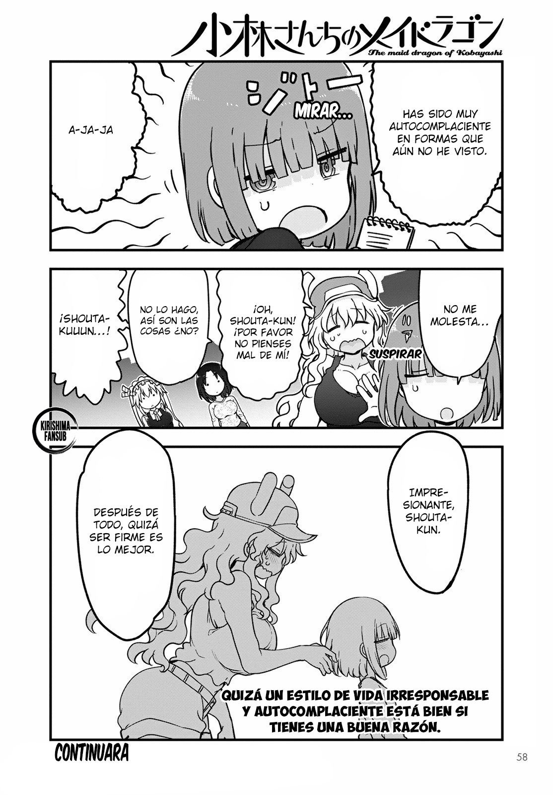 Kobayashi-san Chi no Maid Dragon Capitulo 117 página 15