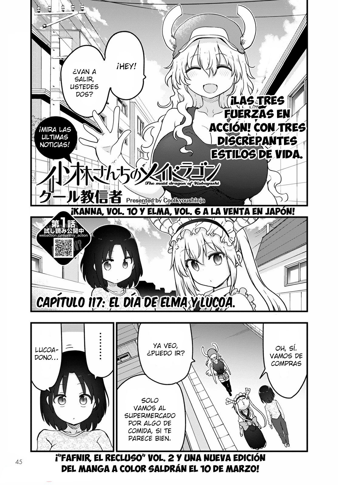 Kobayashi-san Chi no Maid Dragon Capitulo 117 página 2