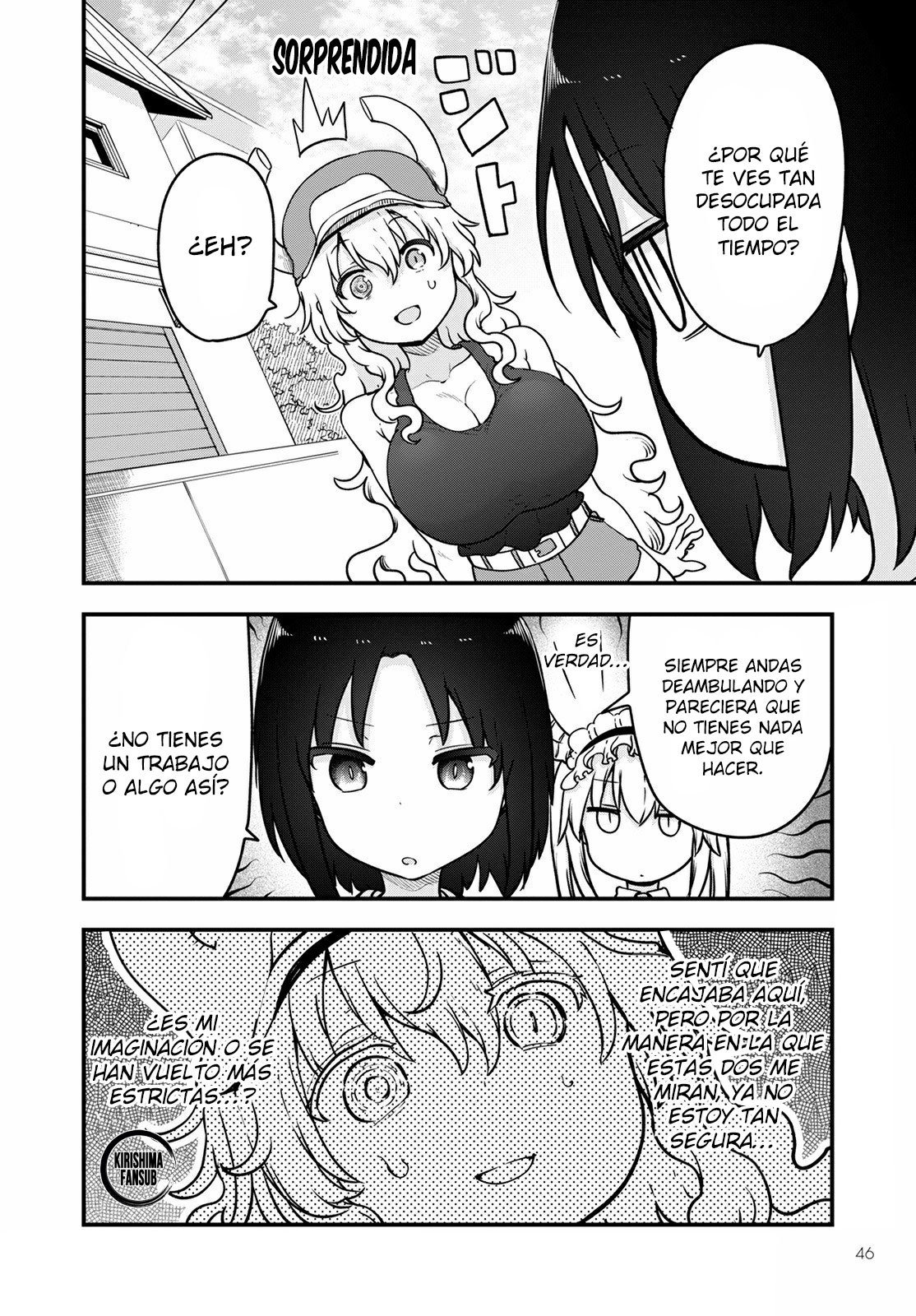 Kobayashi-san Chi no Maid Dragon Capitulo 117 página 3