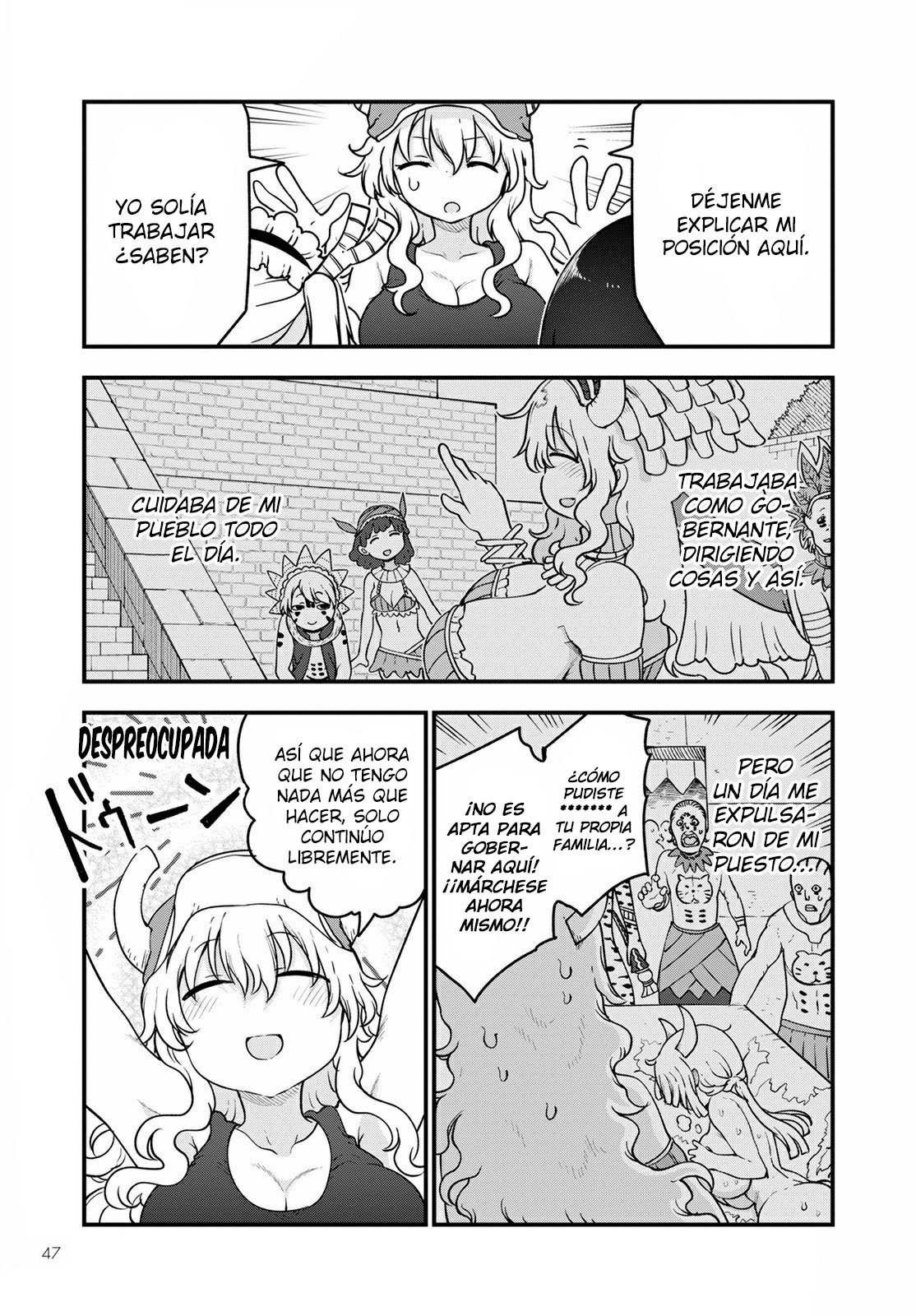 Kobayashi-san Chi no Maid Dragon Capitulo 117 página 4