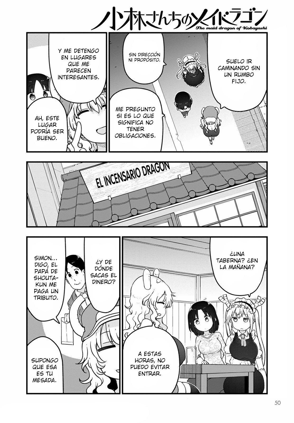 Kobayashi-san Chi no Maid Dragon Capitulo 117 página 7