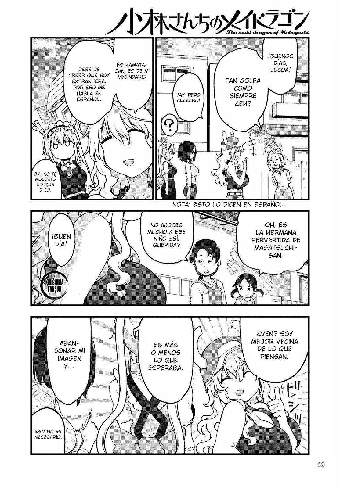 Kobayashi-san Chi no Maid Dragon Capitulo 117 página 9