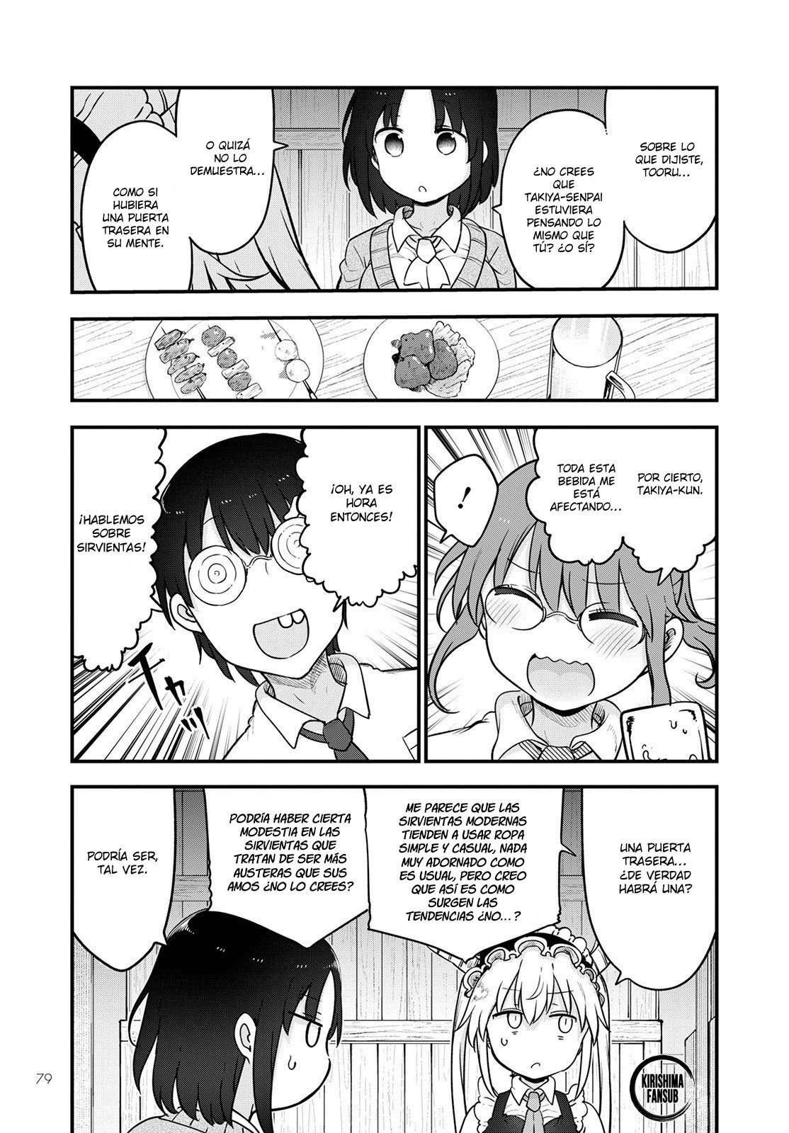 Kobayashi-san Chi no Maid Dragon Capitulo 119 página 13