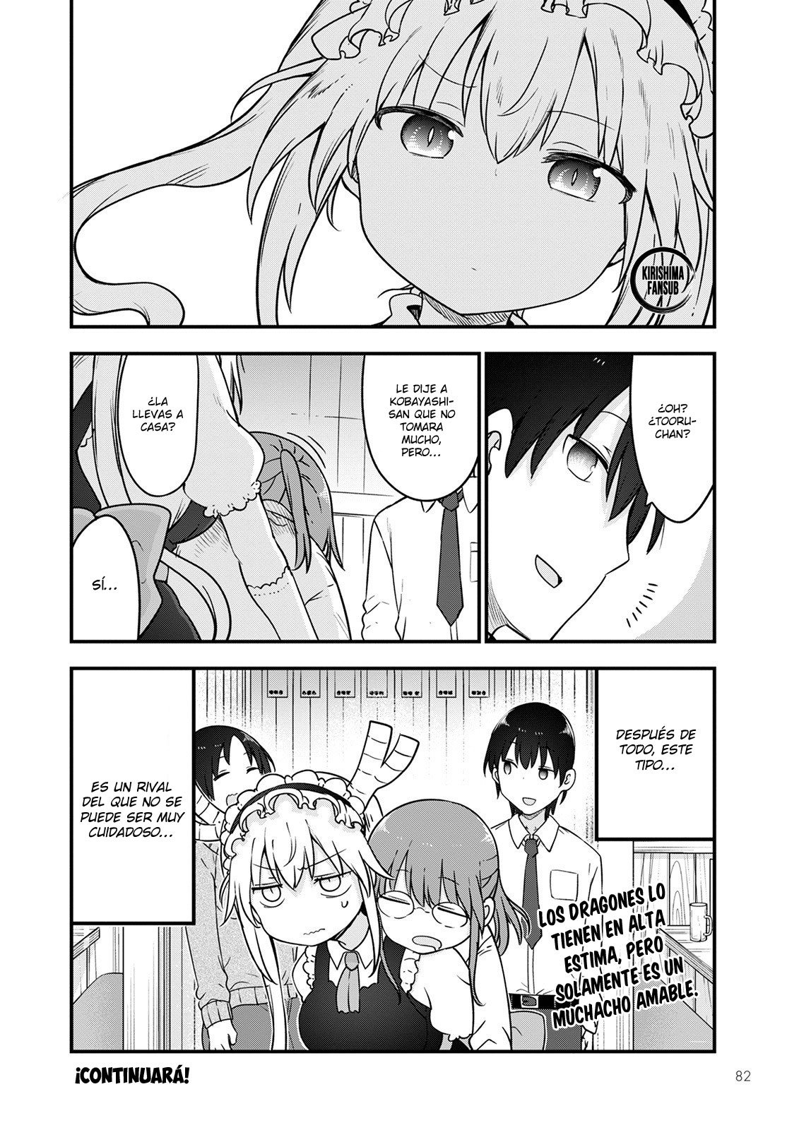 Kobayashi-san Chi no Maid Dragon Capitulo 119 página 16