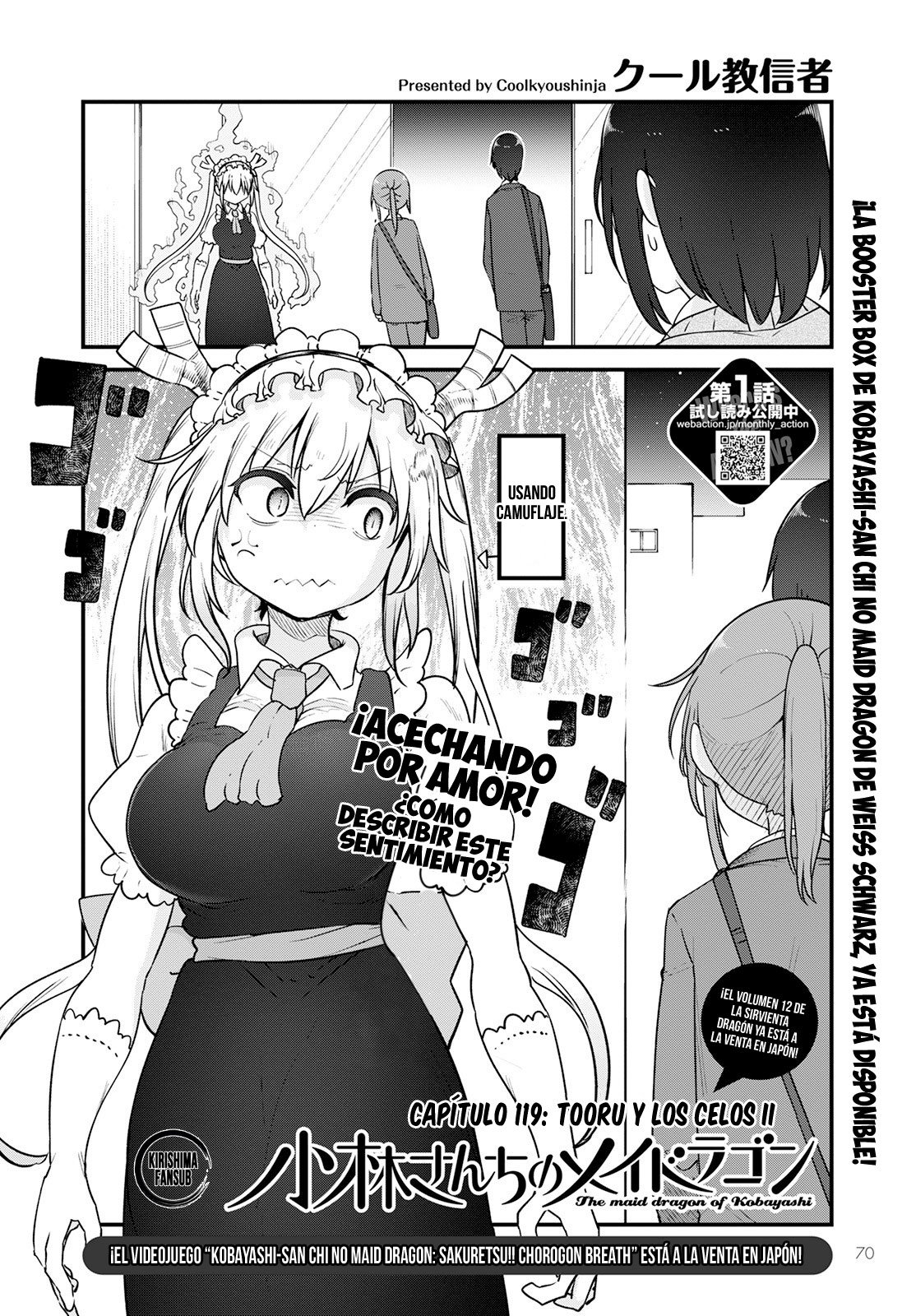 Kobayashi-san Chi no Maid Dragon Capitulo 119 página 3