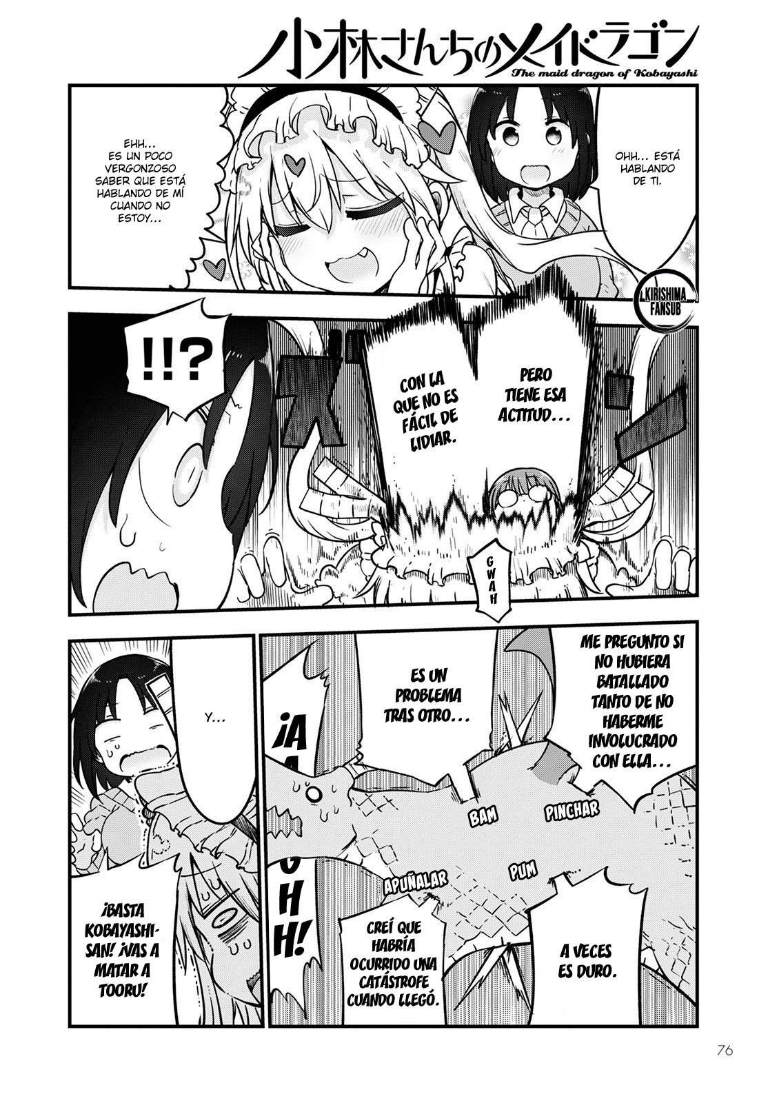 Kobayashi-san Chi no Maid Dragon Capitulo 119 página 9