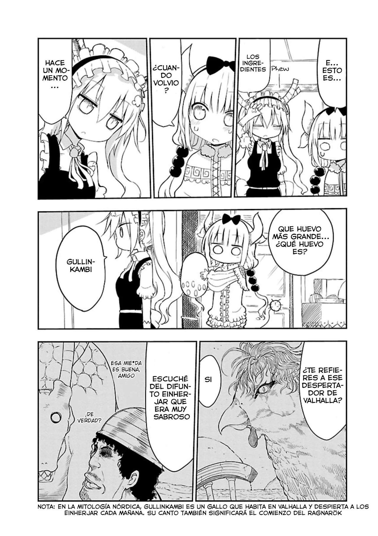 Kobayashi-san Chi no Maid Dragon Capitulo 12: Tooru y el Omelette de Arroz página 9