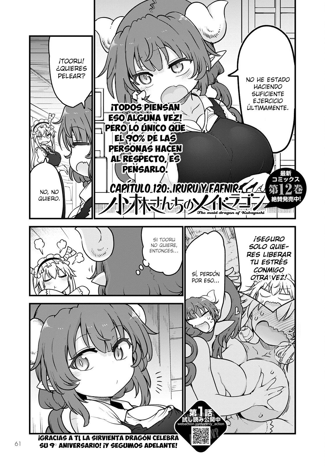 Kobayashi-san Chi no Maid Dragon Capitulo 120 página 2