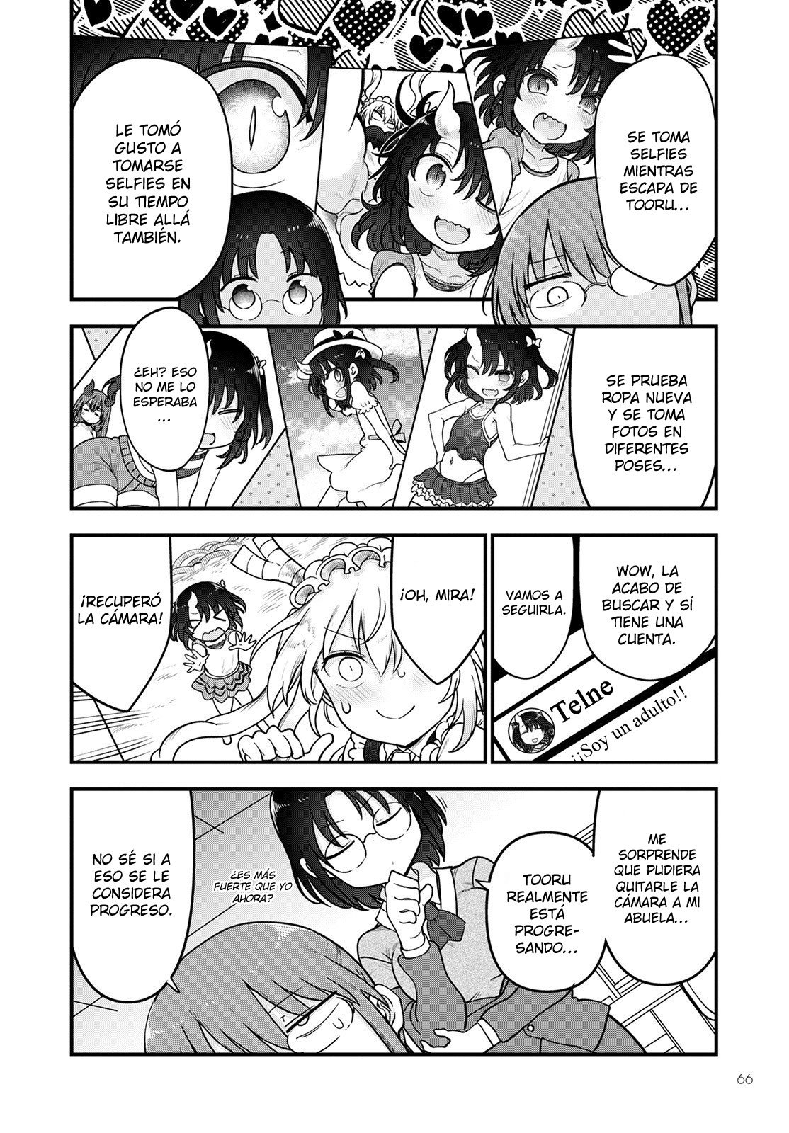 Kobayashi-san Chi no Maid Dragon Capitulo 121: Tooru Y Las Fotos página 13
