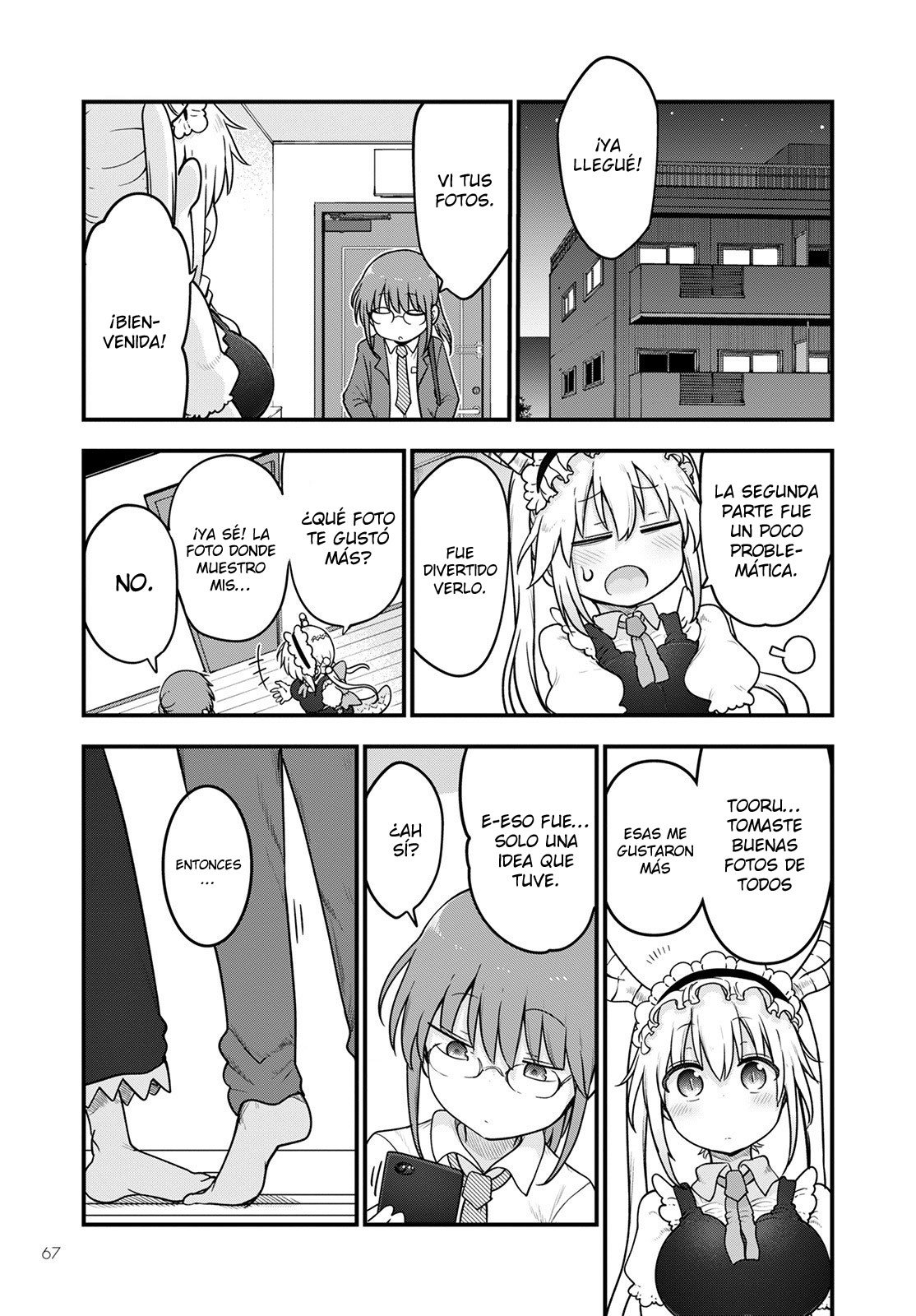 Kobayashi-san Chi no Maid Dragon Capitulo 121: Tooru Y Las Fotos página 14