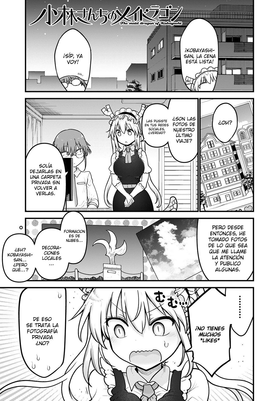 Kobayashi-san Chi no Maid Dragon Capitulo 121: Tooru Y Las Fotos página 2