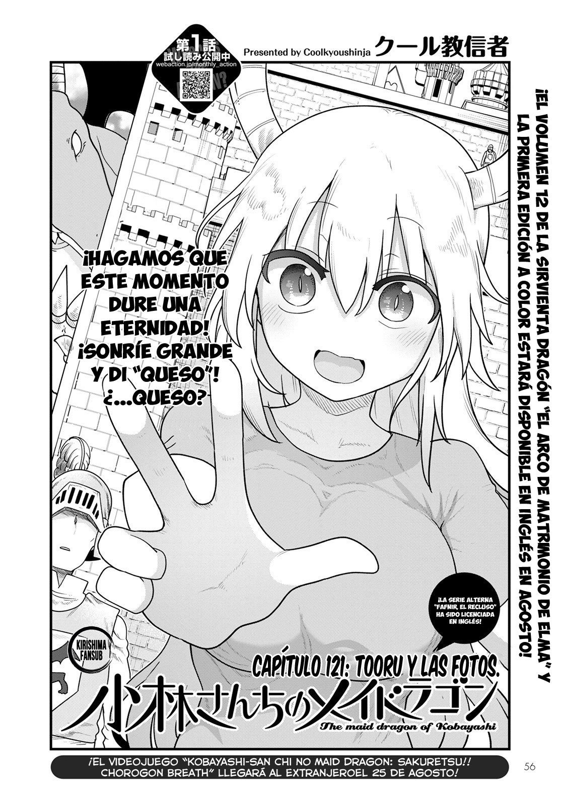 Kobayashi-san Chi no Maid Dragon Capitulo 121: Tooru Y Las Fotos página 3